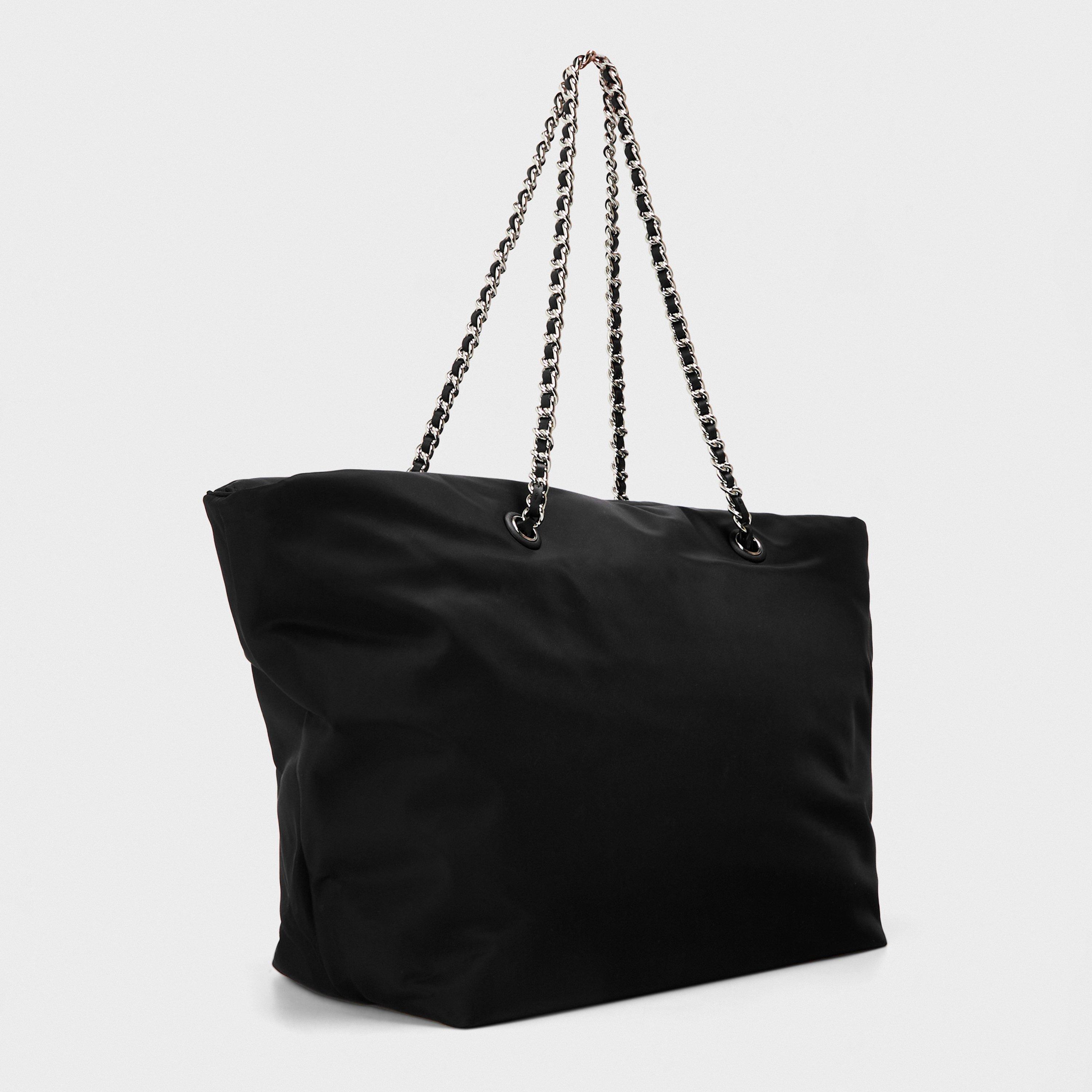 Black - Tory Burch - Ella Chain Tote - 2