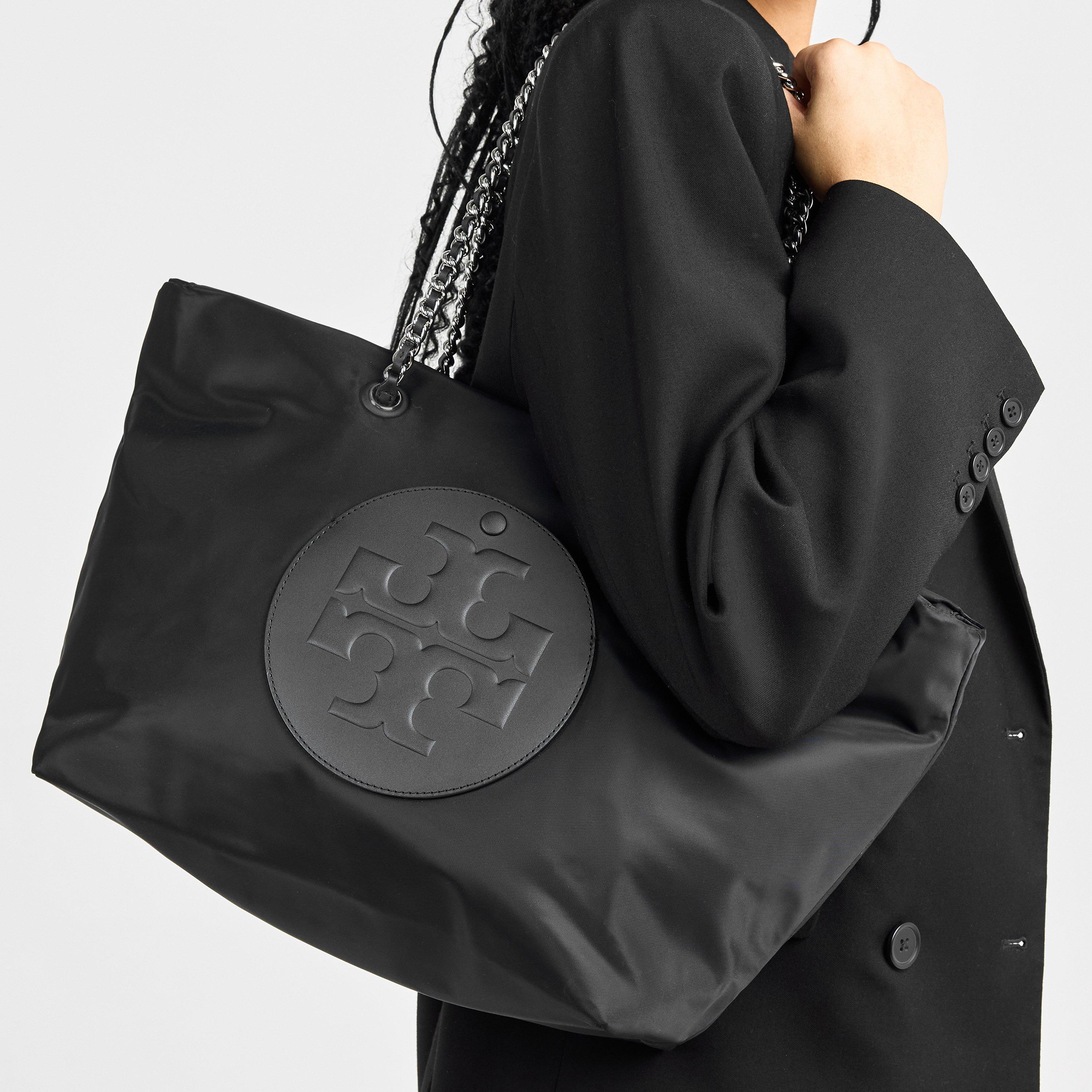 Black - Tory Burch - Ella Chain Tote - 3