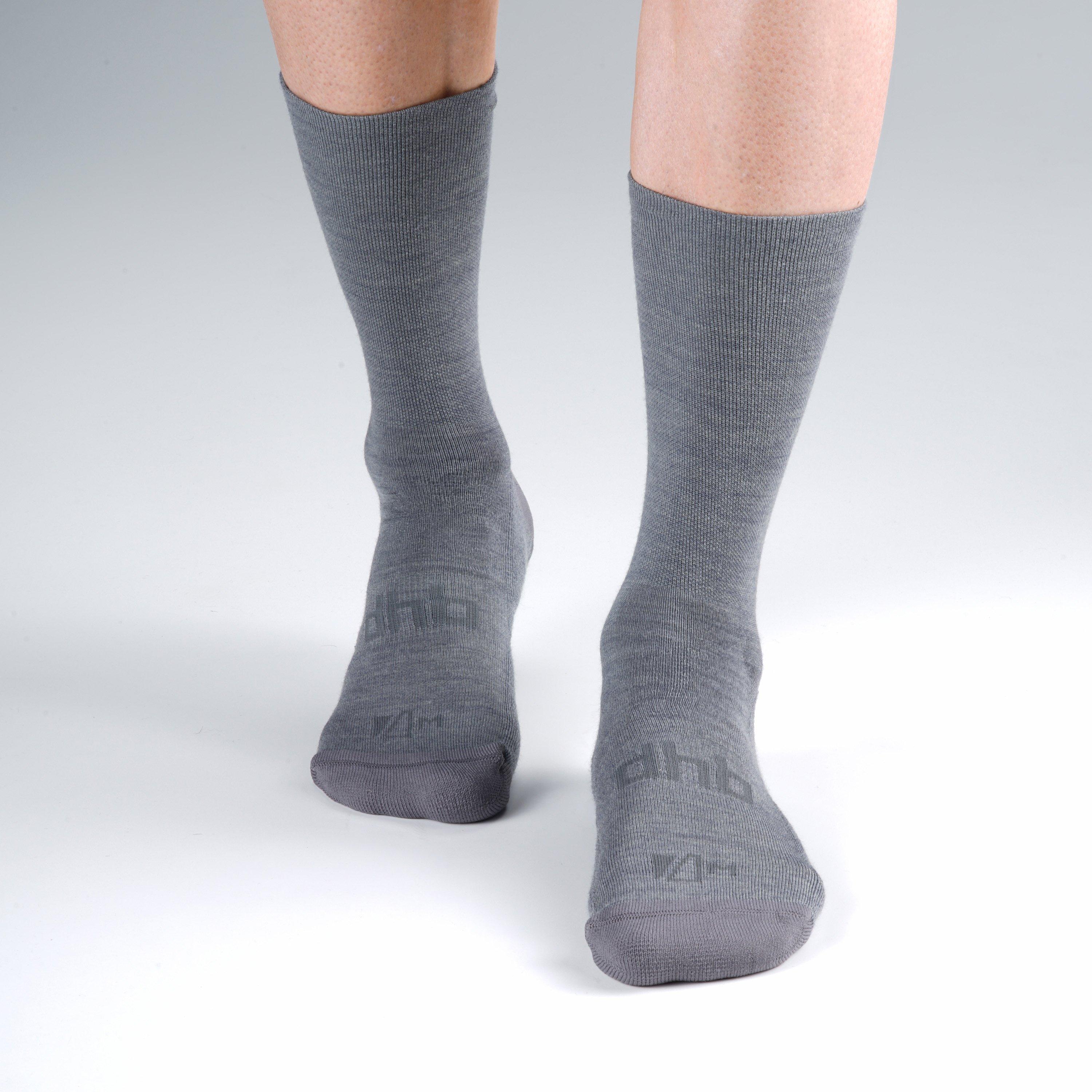 Negro/Gris - Dhb - All Season Merino Aeron Socks (2 Pack) - 3