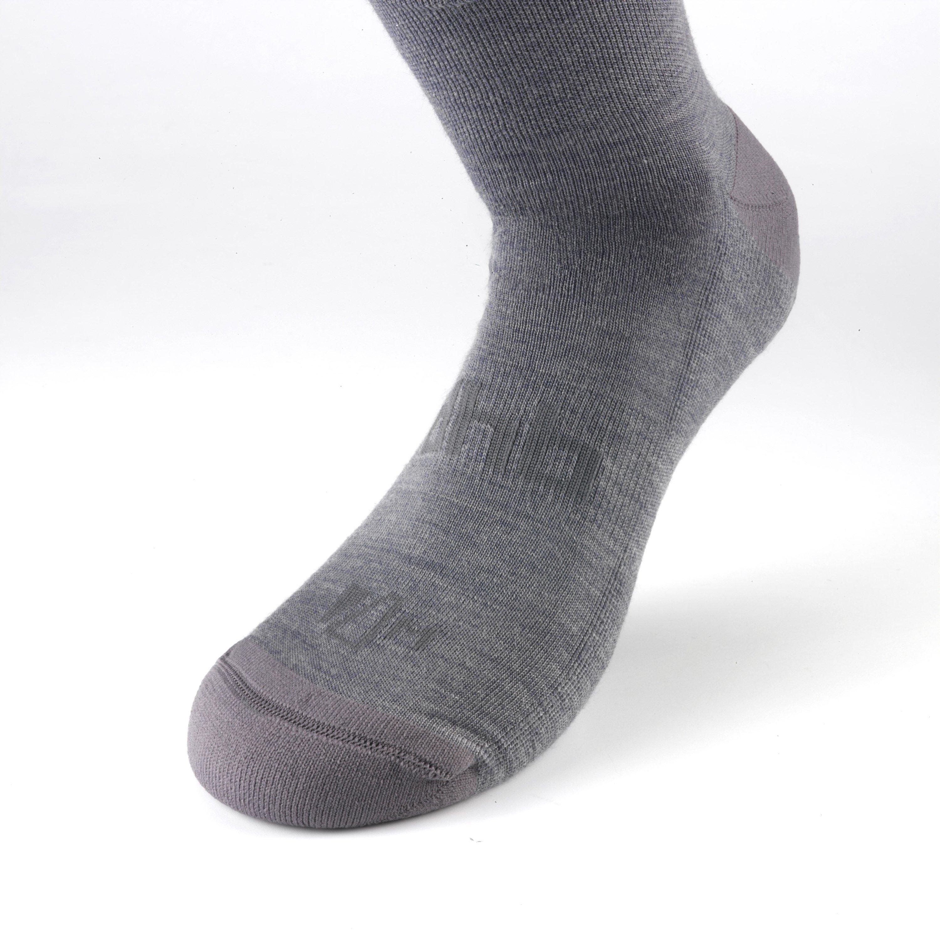 Negro/Gris - Dhb - All Season Merino Aeron Socks (2 Pack) - 5