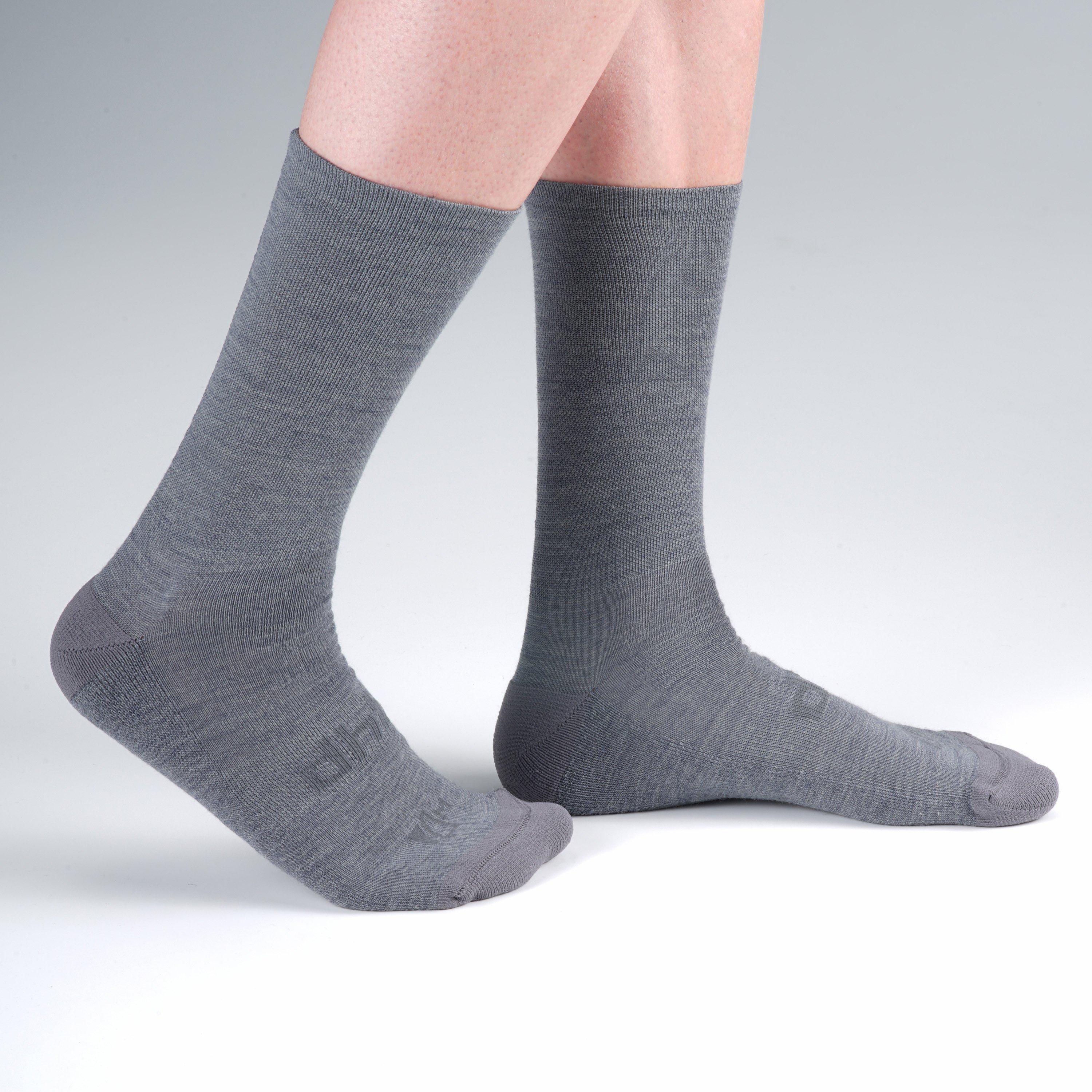 Negro/Gris - Dhb - All Season Merino Aeron Socks (2 Pack) - 8