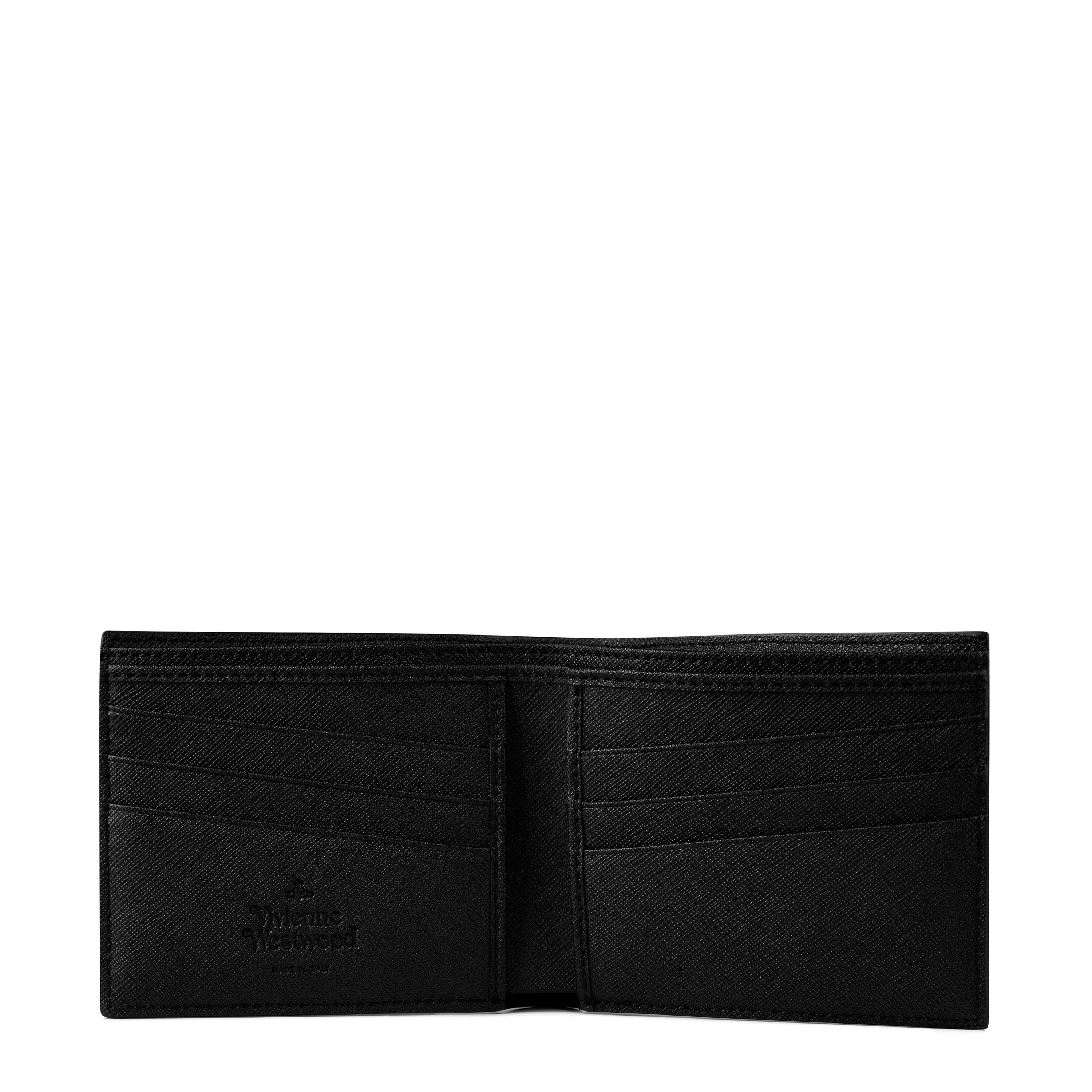 Grey/Black - Vivienne Westwood - Men's Orborama Nylon Billfold Wallet - 3
