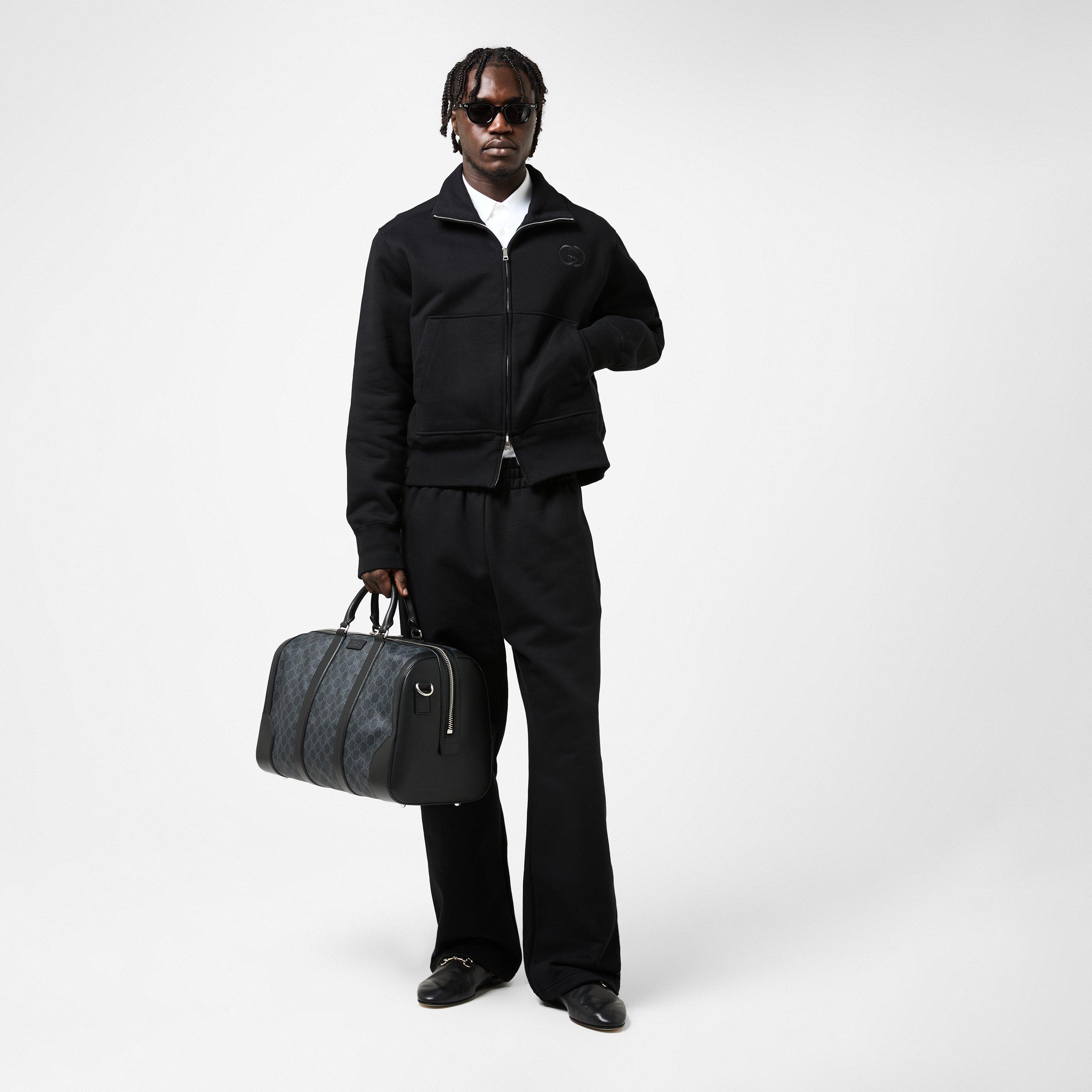 Black/Grey - Gucci - Men's Round Sunglasses - 6