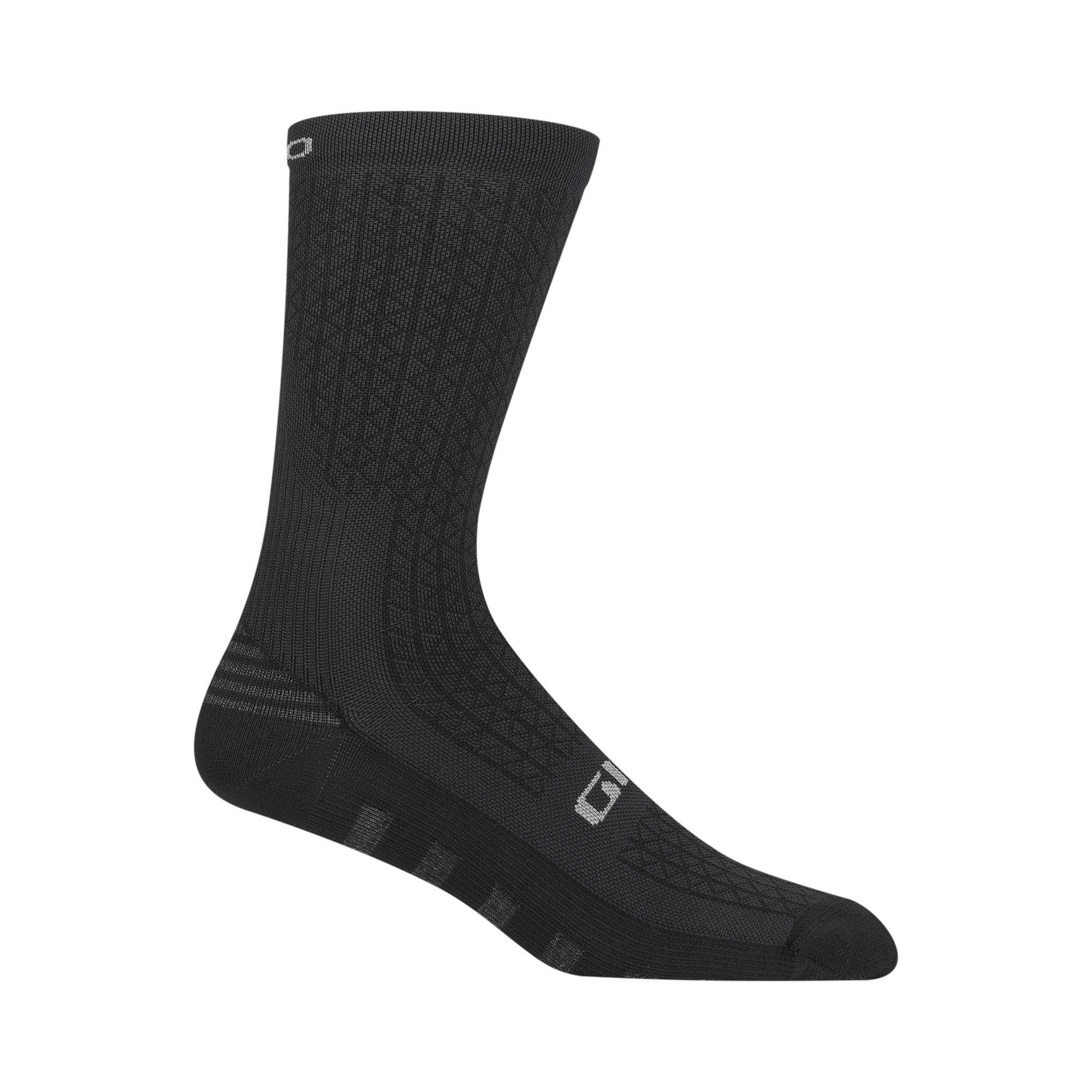 Giro  Hrc+ Grip Cycling Socks - Black - Small