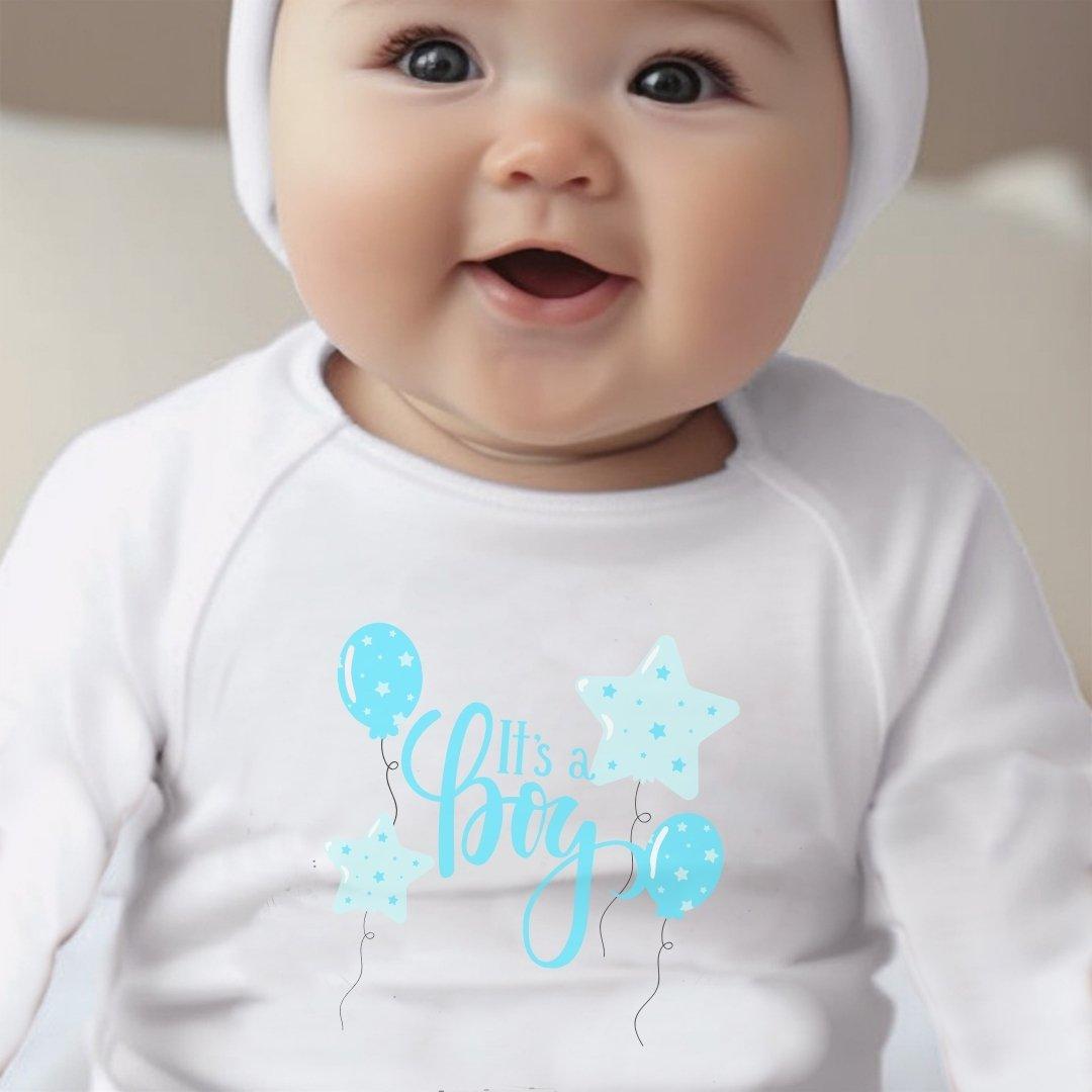 White - Aye Do - Its A Boy Babygrow - 1