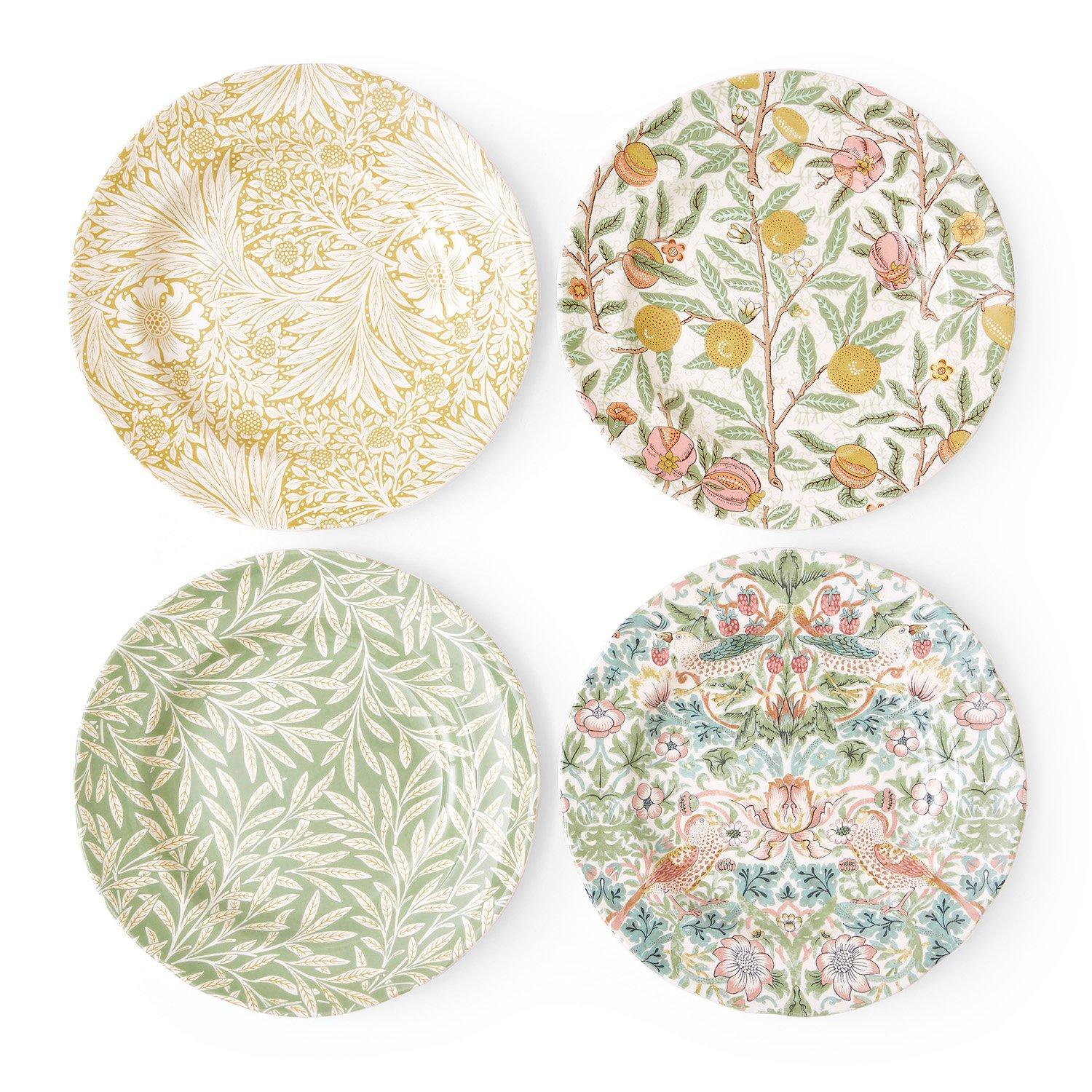 Multi - Spode - Morris & Co. Set of 4 Side Plates - 1