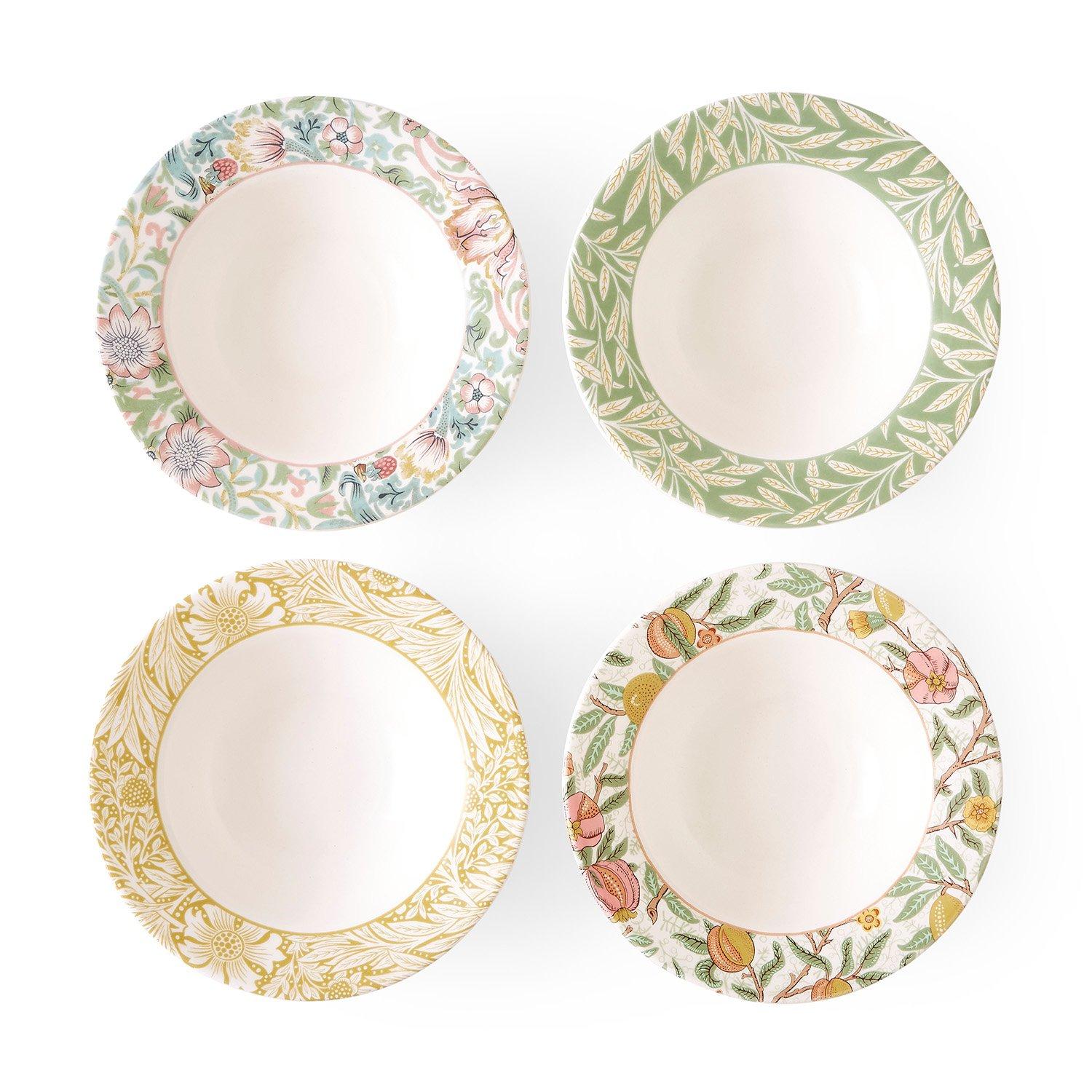 Spode  Morris & Co. Set Of 4 Cereal/Dessert Bowls - 