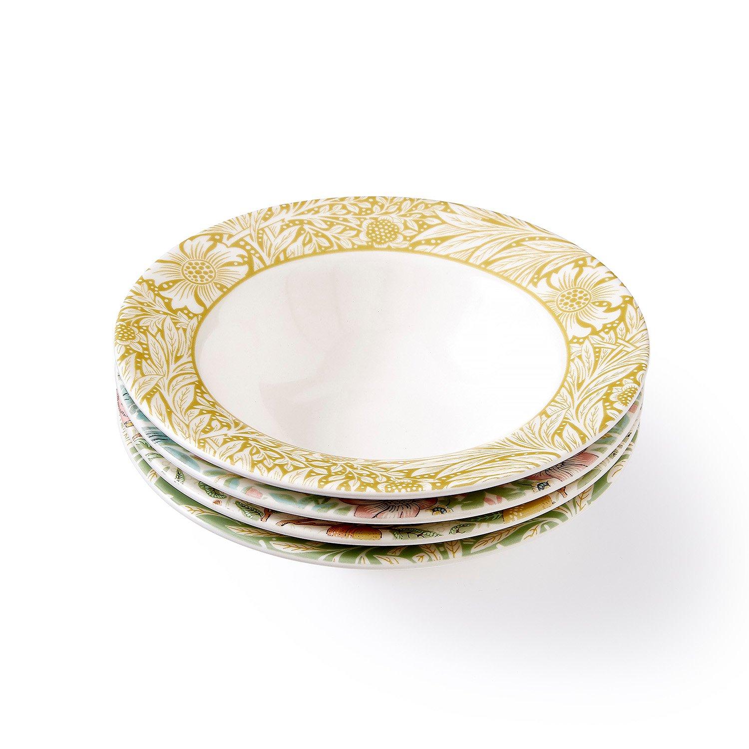 Multi - Spode - Morris & Co. Set of 4 Cereal/Dessert Bowls - 10