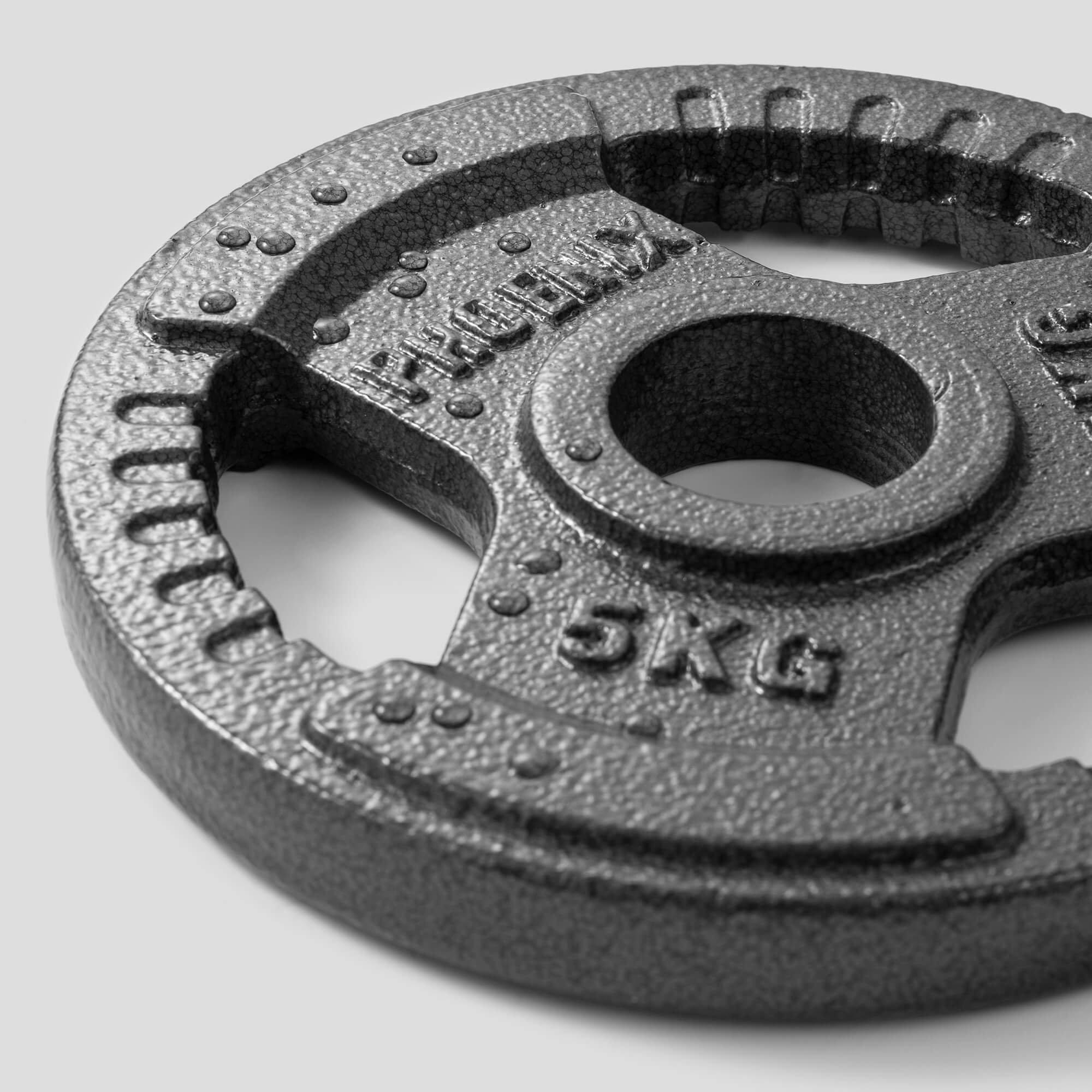 Dark Grey - Phoenix Fitness - Cast Iron Weight Plates 2-Inch Hole - 4