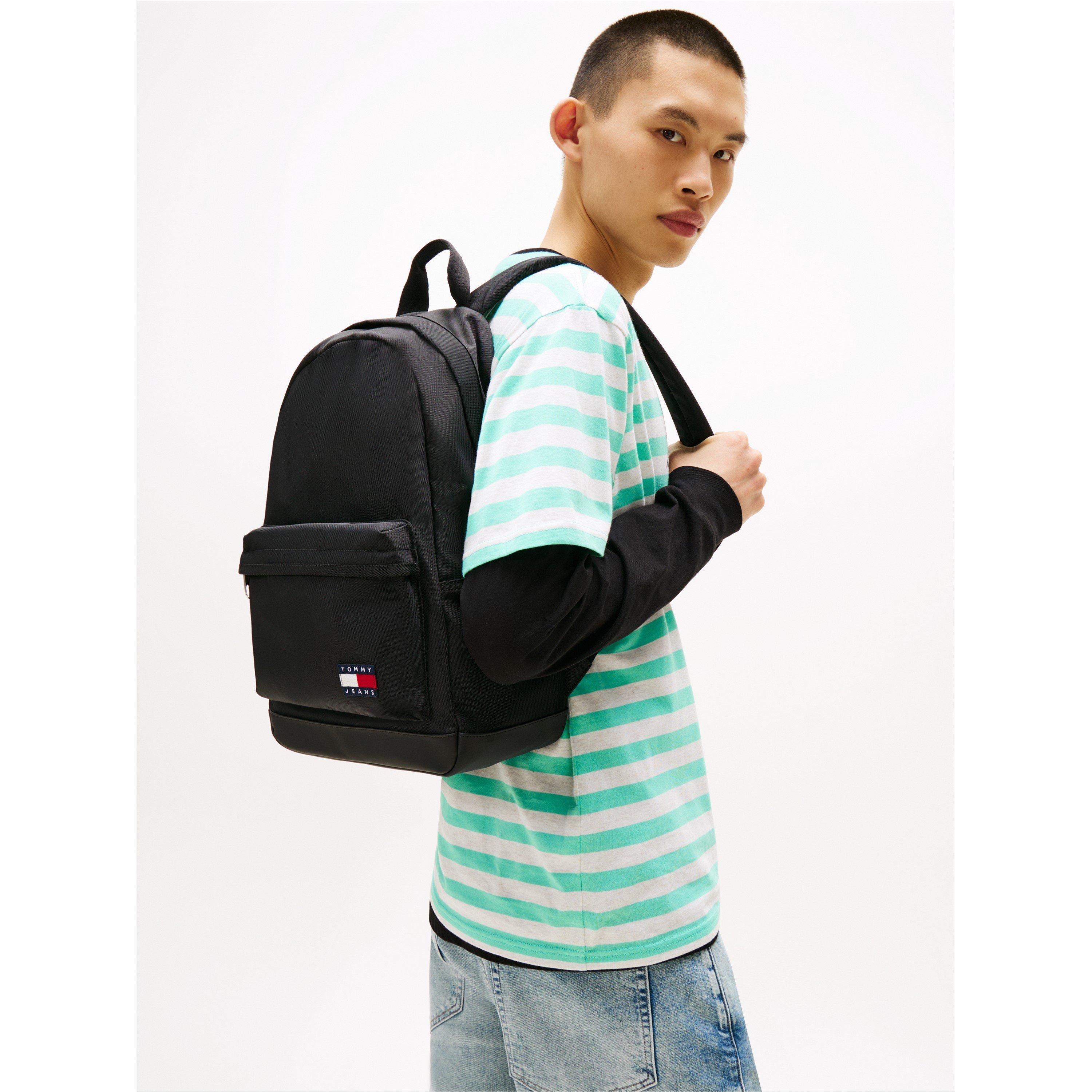 Black - Tommy Jeans - Men's Essential Daily Dome Backpack - 2