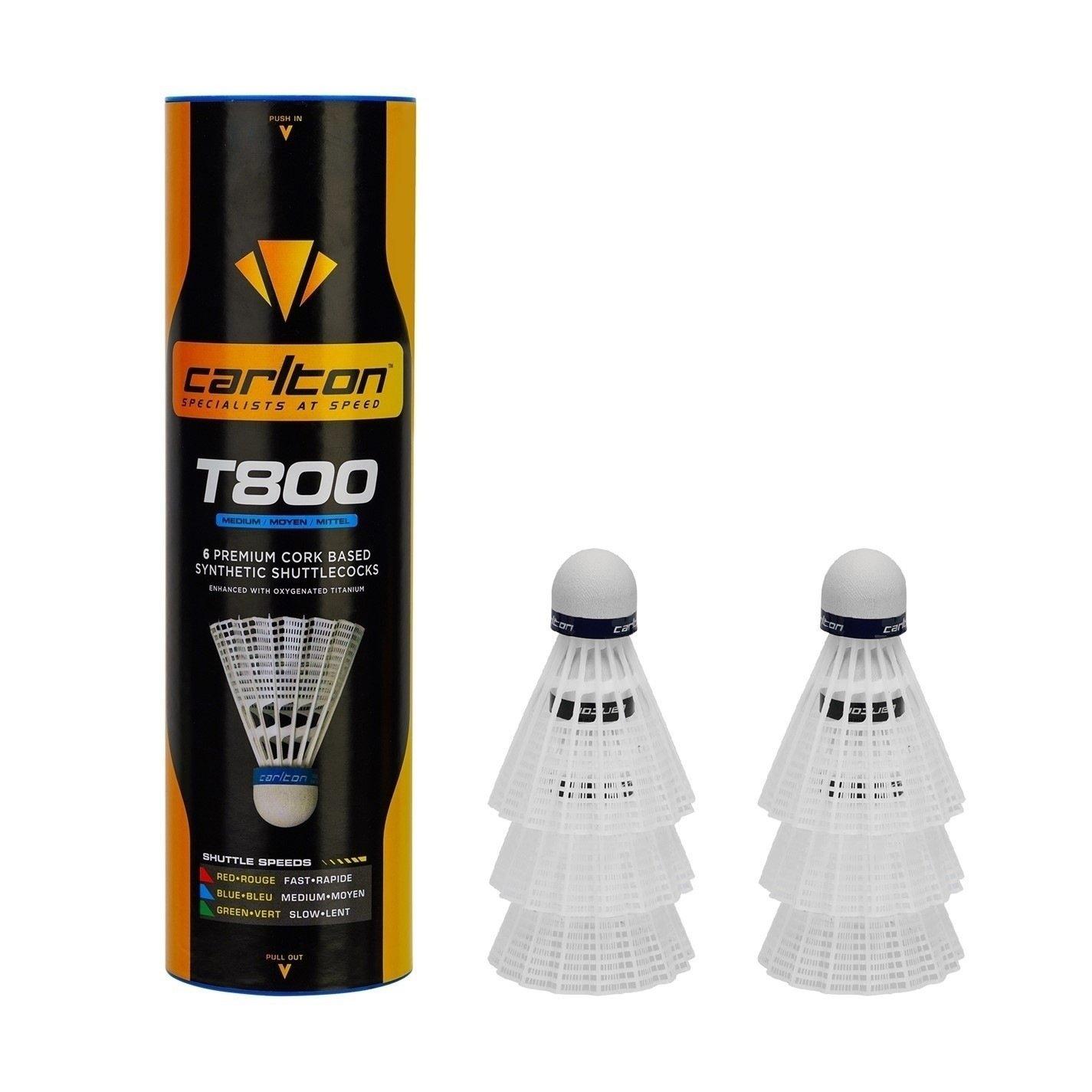 White - Carlton - T800 Shuttlecocks 6 Pack - 3