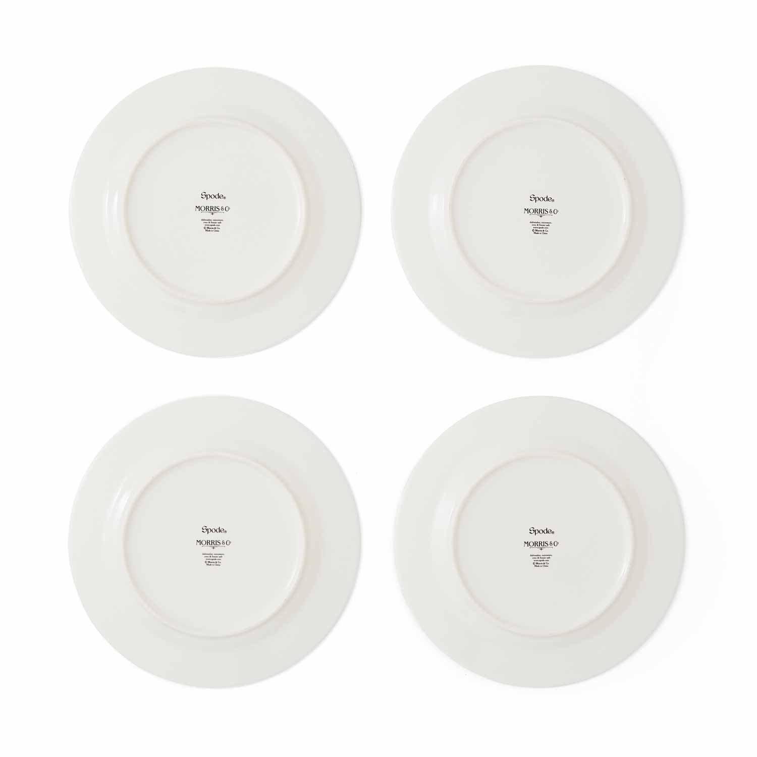 Multi - Spode - Morris & Co. Set of 4 Dessert Plates - 11