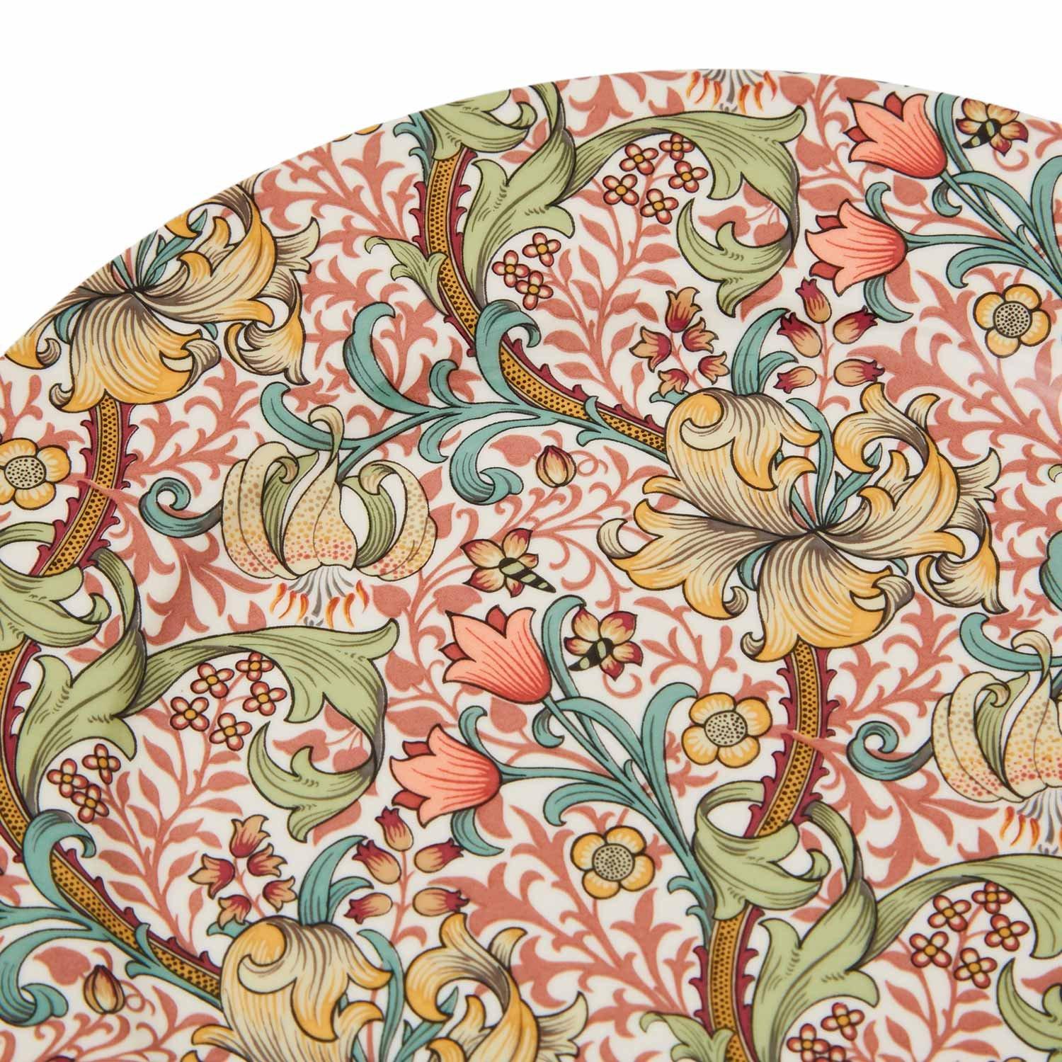 Multi - Spode - Morris & Co. Set of 4 Dessert Plates - 7