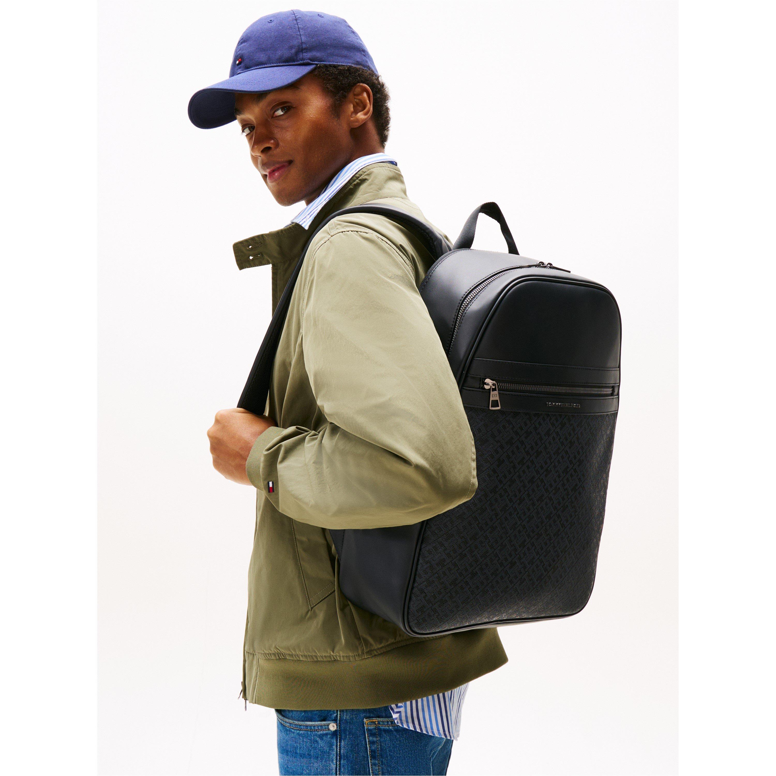 Black - Tommy Hilfiger - TH Monogram Backpack - 2