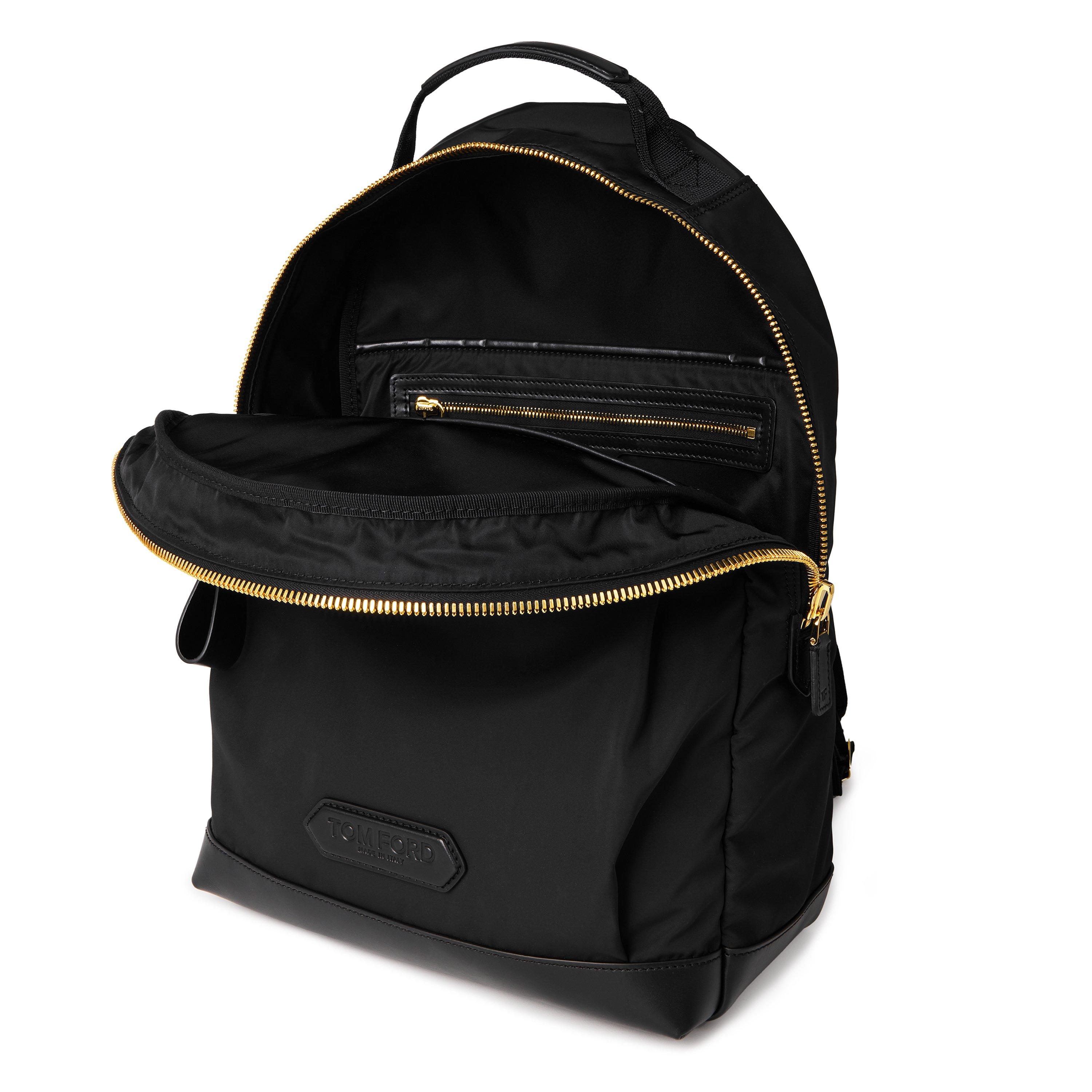 Black - Tom Ford - Logo Backpack - 4