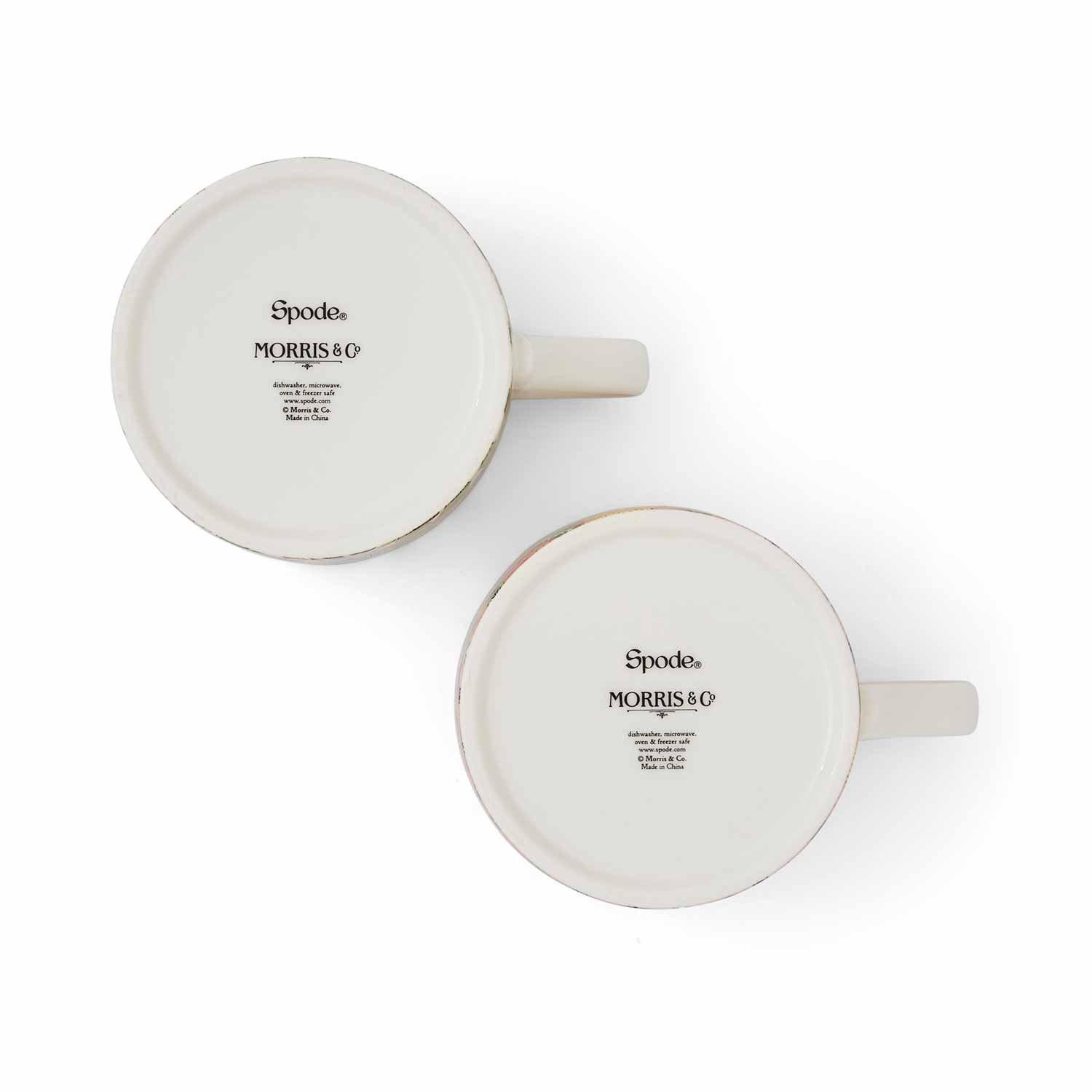 Pink - Spode - Spode Morris & Co. Fruit & Honeysuckle Mugs - 5