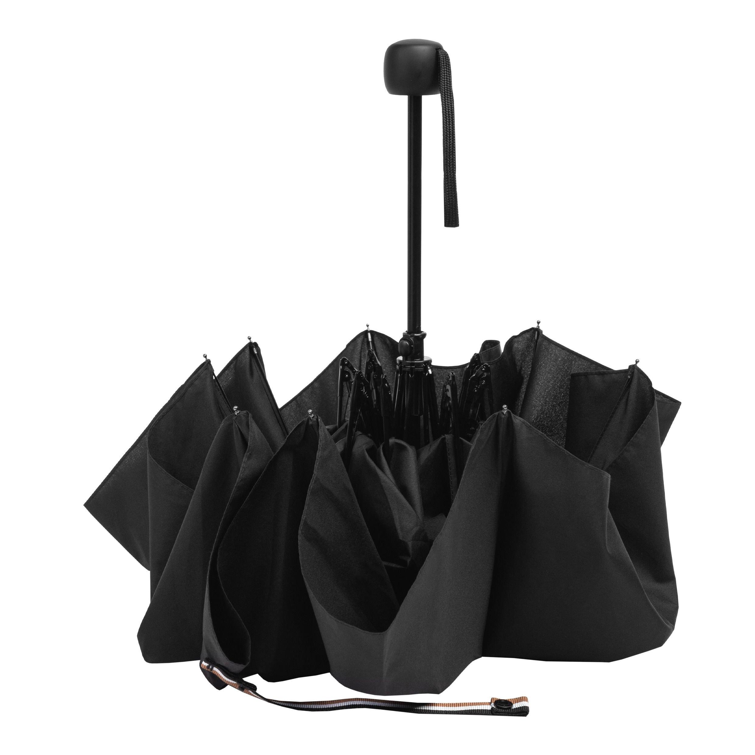 Black - Boss - Men's Mini Compact Travel Umbrella - 7