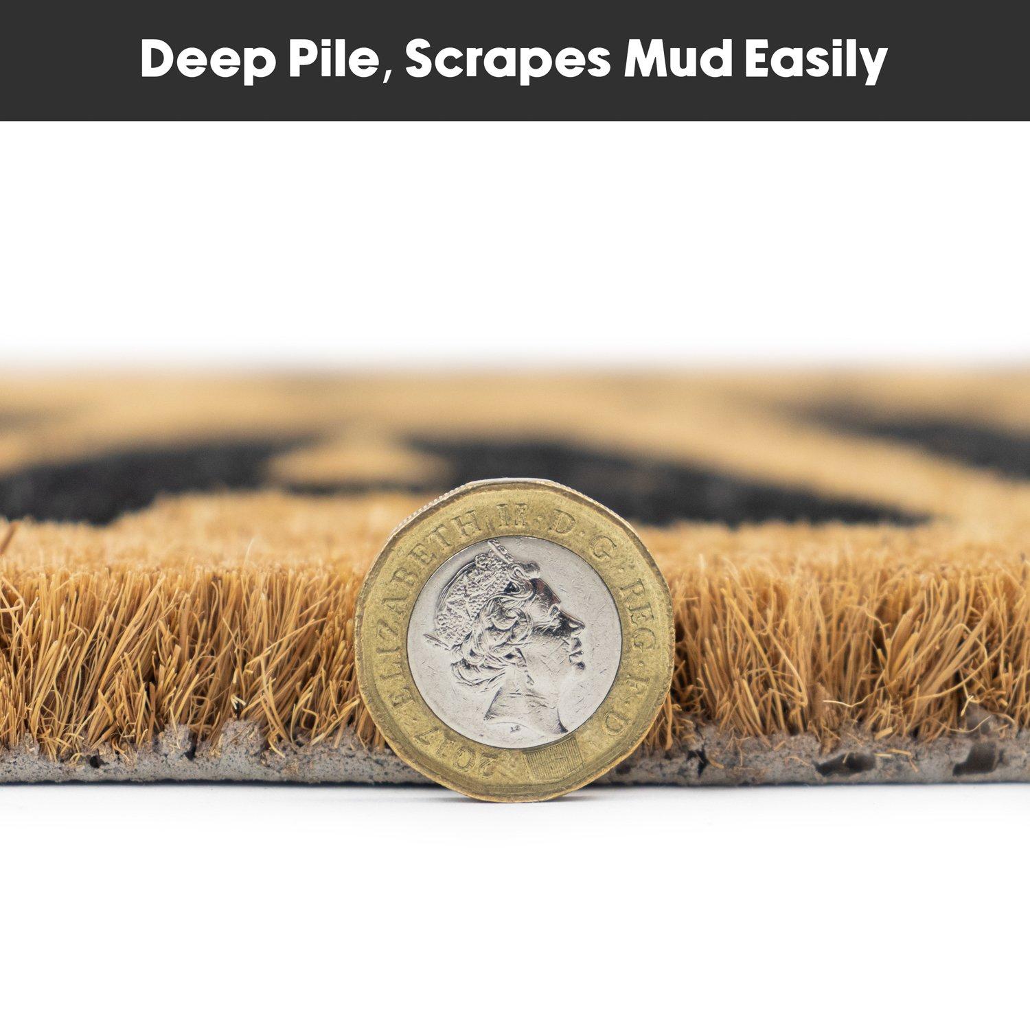 Multi - JVL - JVL Latex Coir - Wipe Your Paws 40x70cm - 7