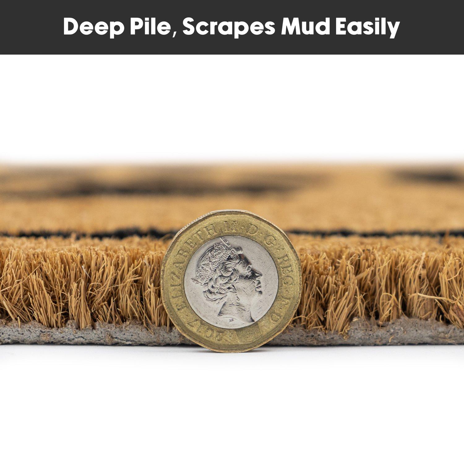 Multi - JVL - JVL Latex Coir - Woof 40x70cm - 7