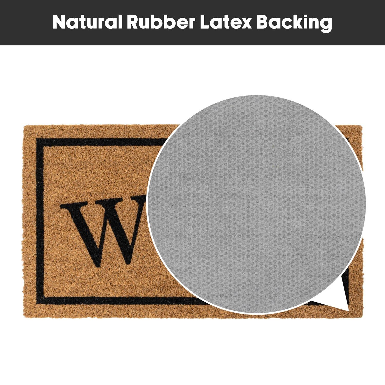 Multi - JVL - JVL Latex Coir - Woof 40x70cm - 8