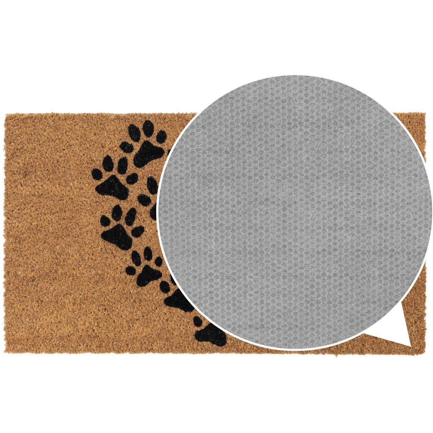 Multi - JVL - JVL Latex Coir - Heart Paws 40x70cm - 5