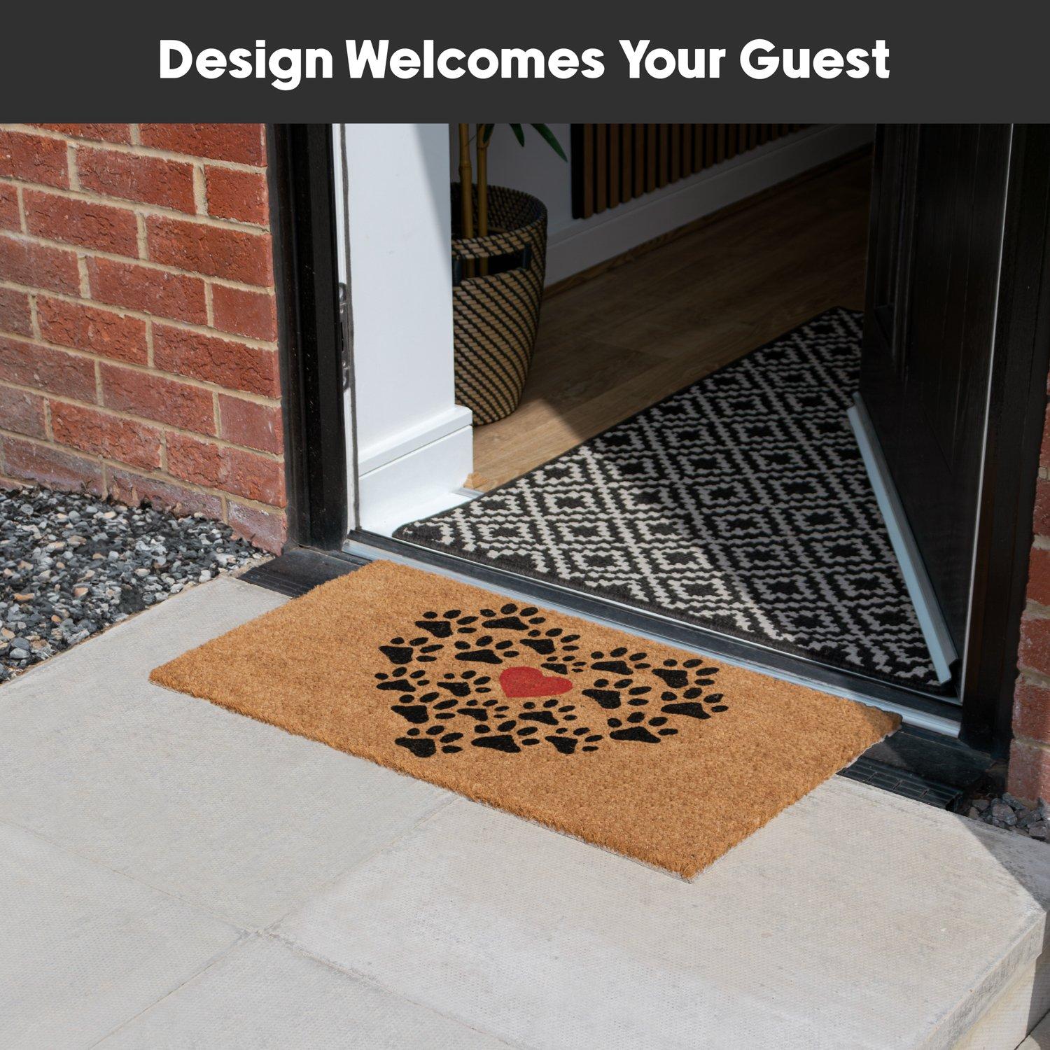 Multi - JVL - JVL Latex Coir - Heart Paws 40x70cm - 6