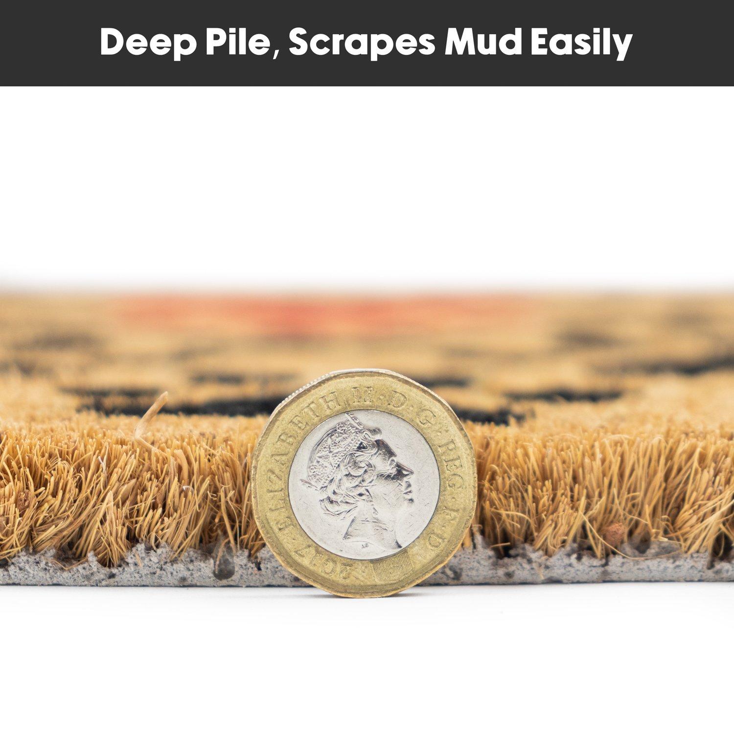 Multi - JVL - JVL Latex Coir - Heart Paws 40x70cm - 7