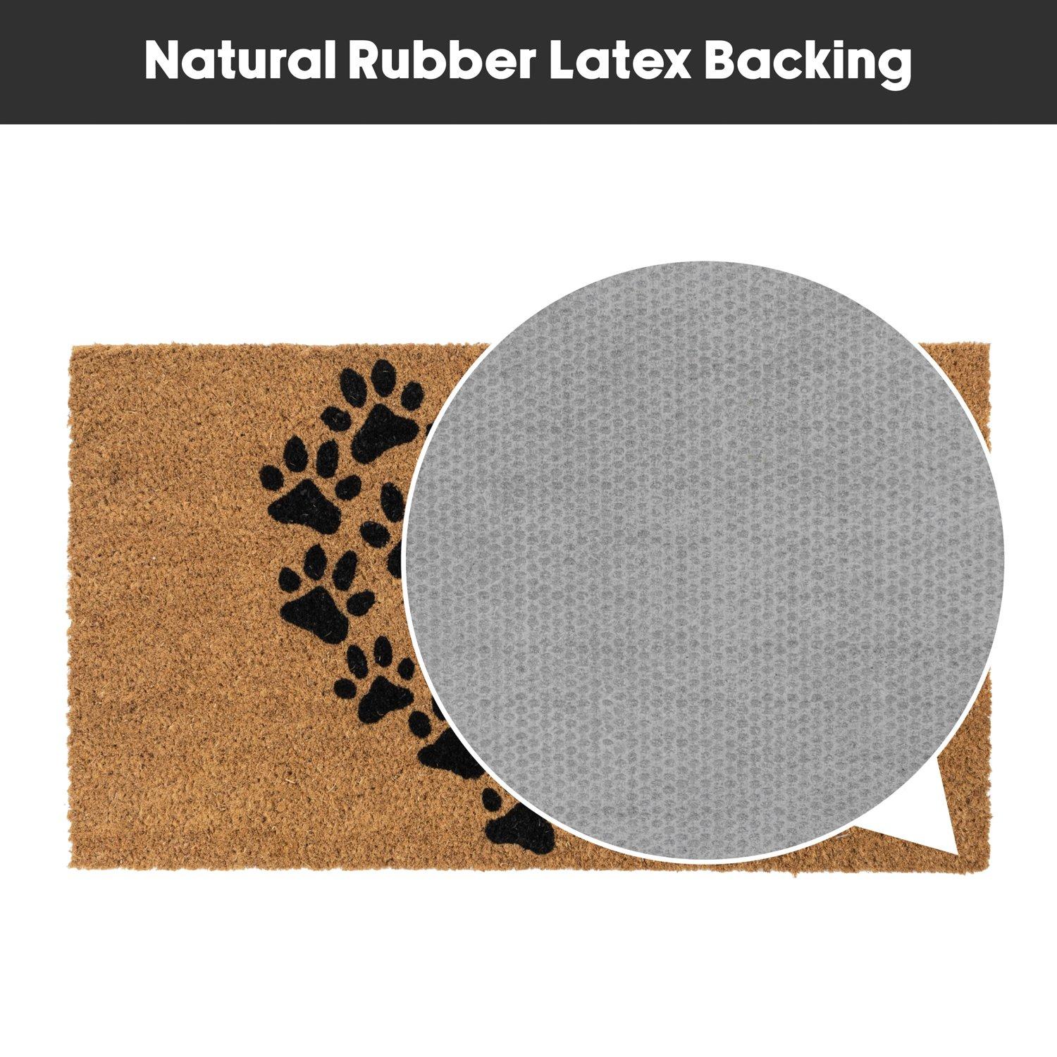 Multi - JVL - JVL Latex Coir - Heart Paws 40x70cm - 8