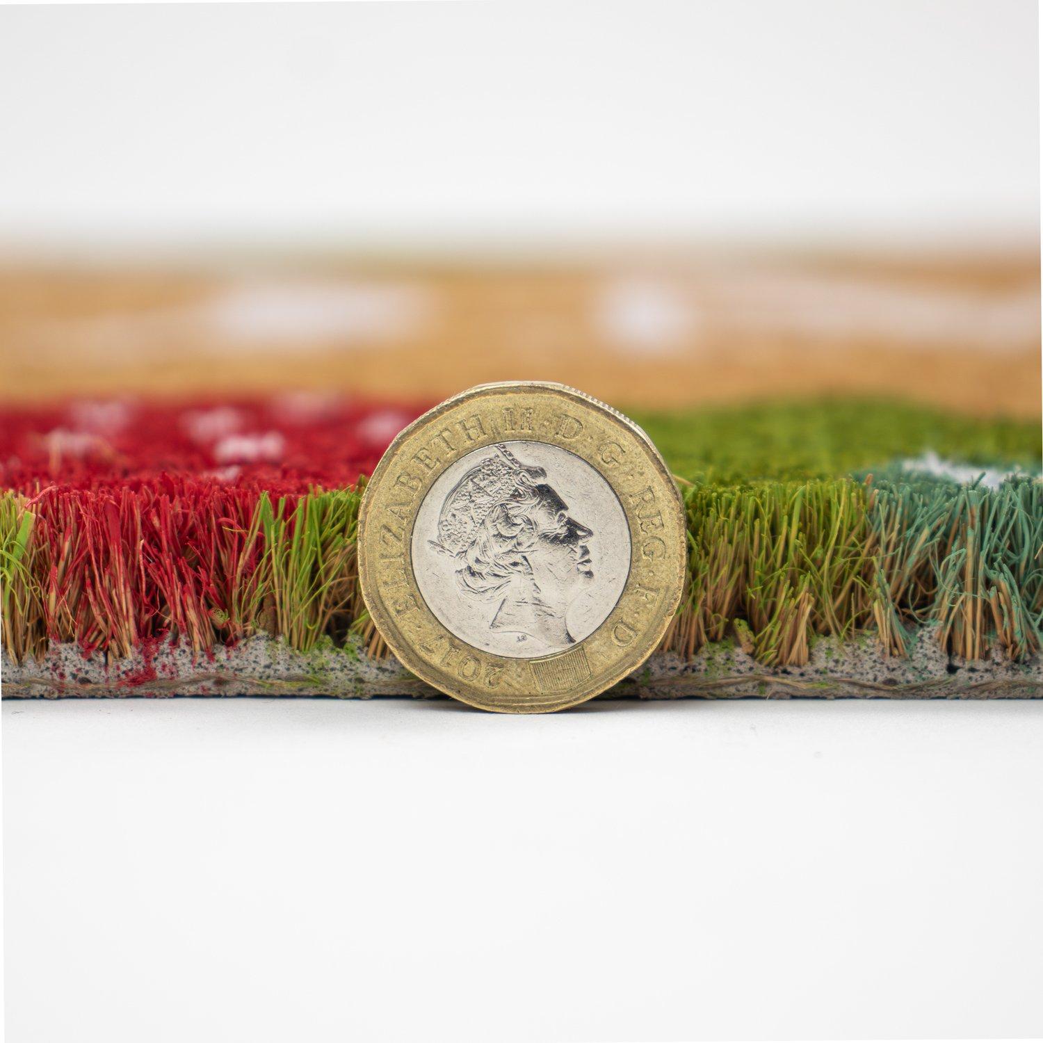 Multi - JVL - JVL Latex Coir - Strawberry Fields 40x70cm - 4