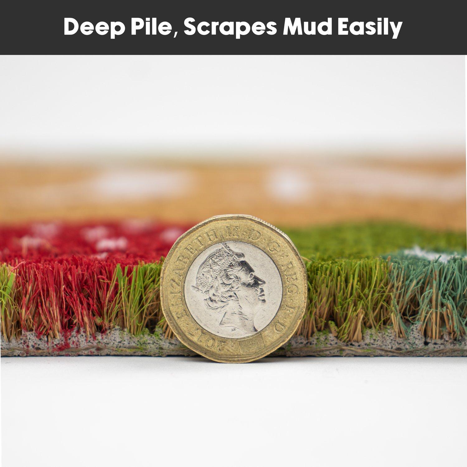 Multi - JVL - JVL Latex Coir - Strawberry Fields 40x70cm - 7