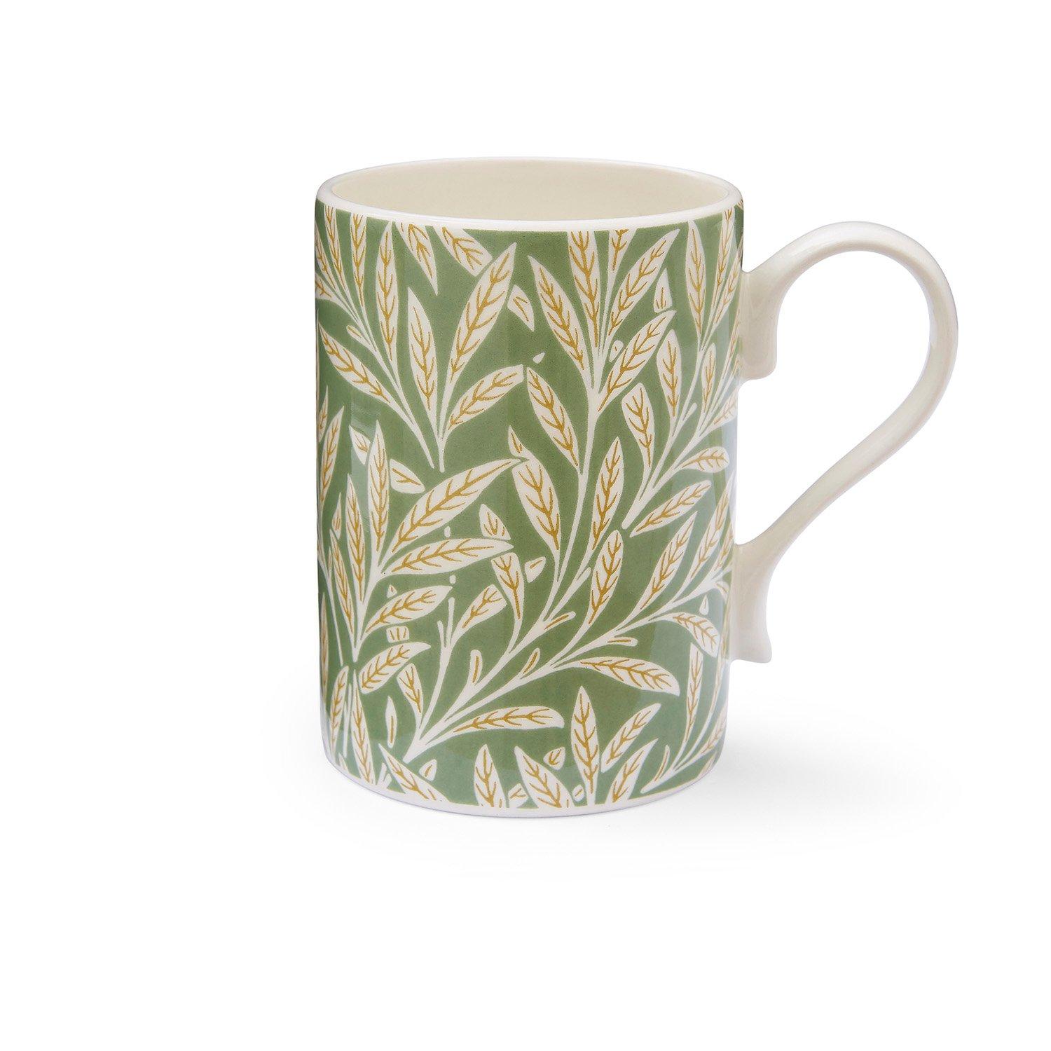 Green - Spode - Morris & Co. Willow Mug Set of 4 - 1