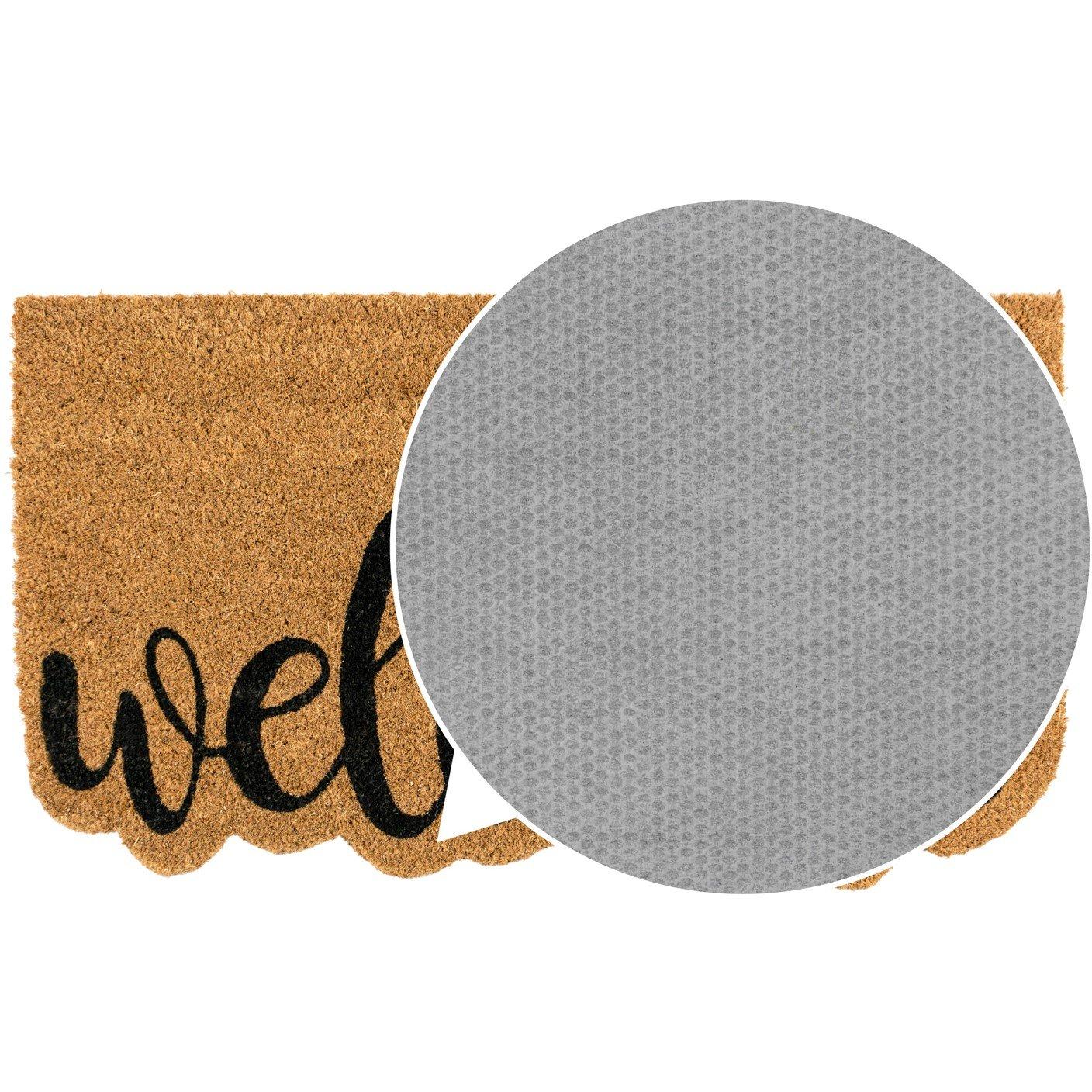 Multi - JVL - JVL Latex Shaped Coir - Welcome 40x70cm - 10