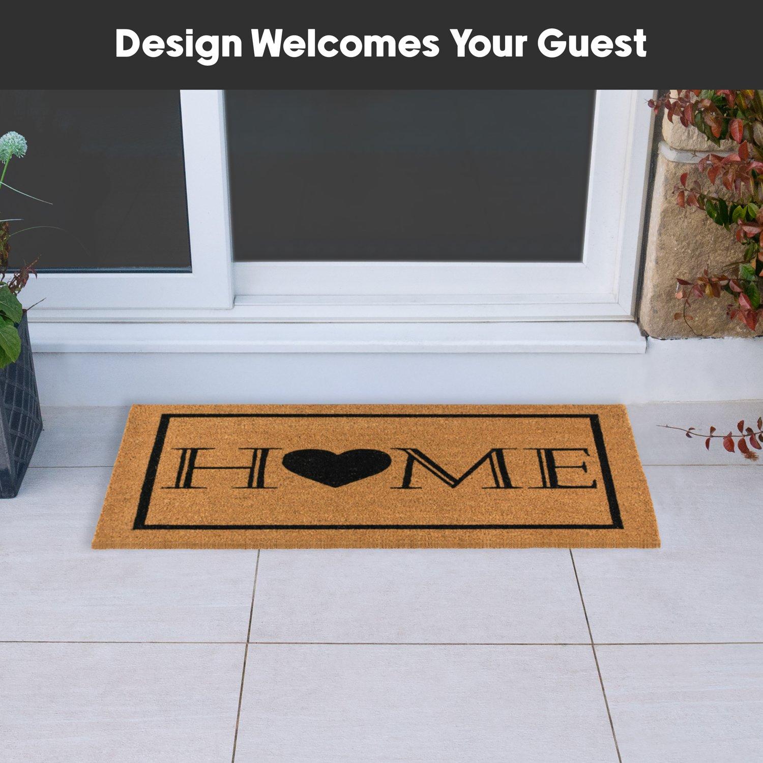 Multi - JVL - JVL Latex  Coir - Heart Home 60x90cm - 6