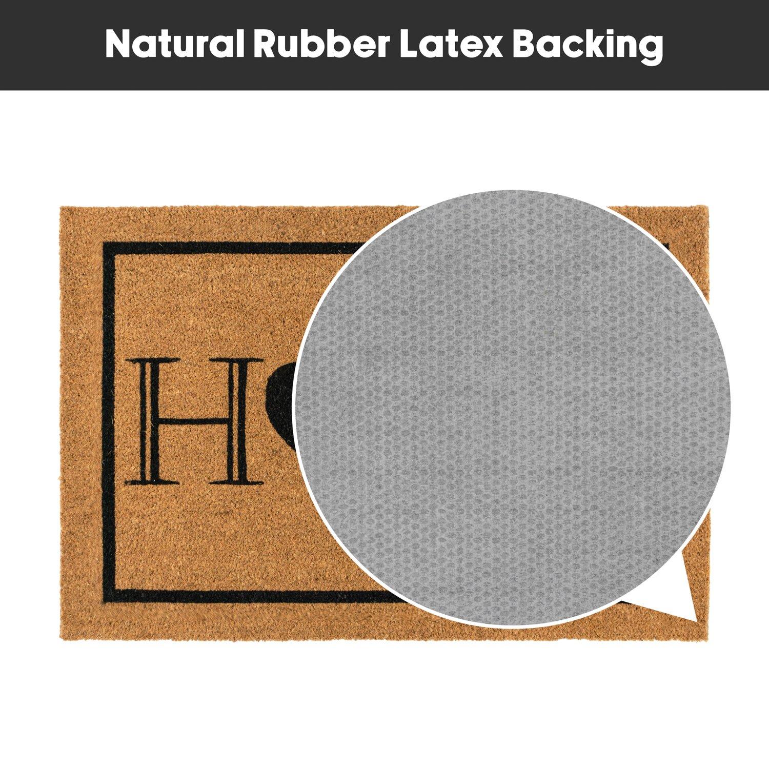 Multi - JVL - JVL Latex  Coir - Heart Home 60x90cm - 8