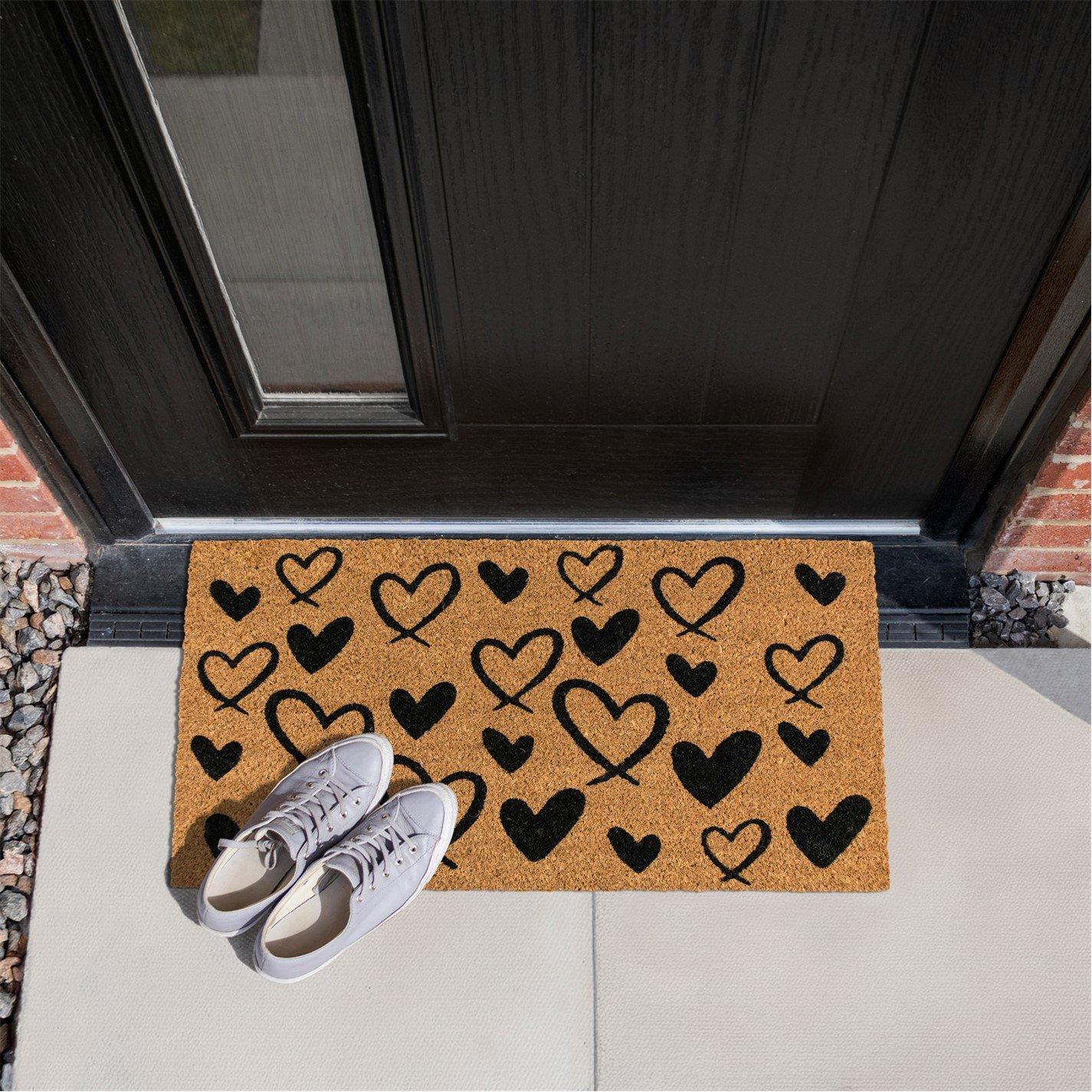 Jvl  Latex Coir - Hearts 40X70cm - 