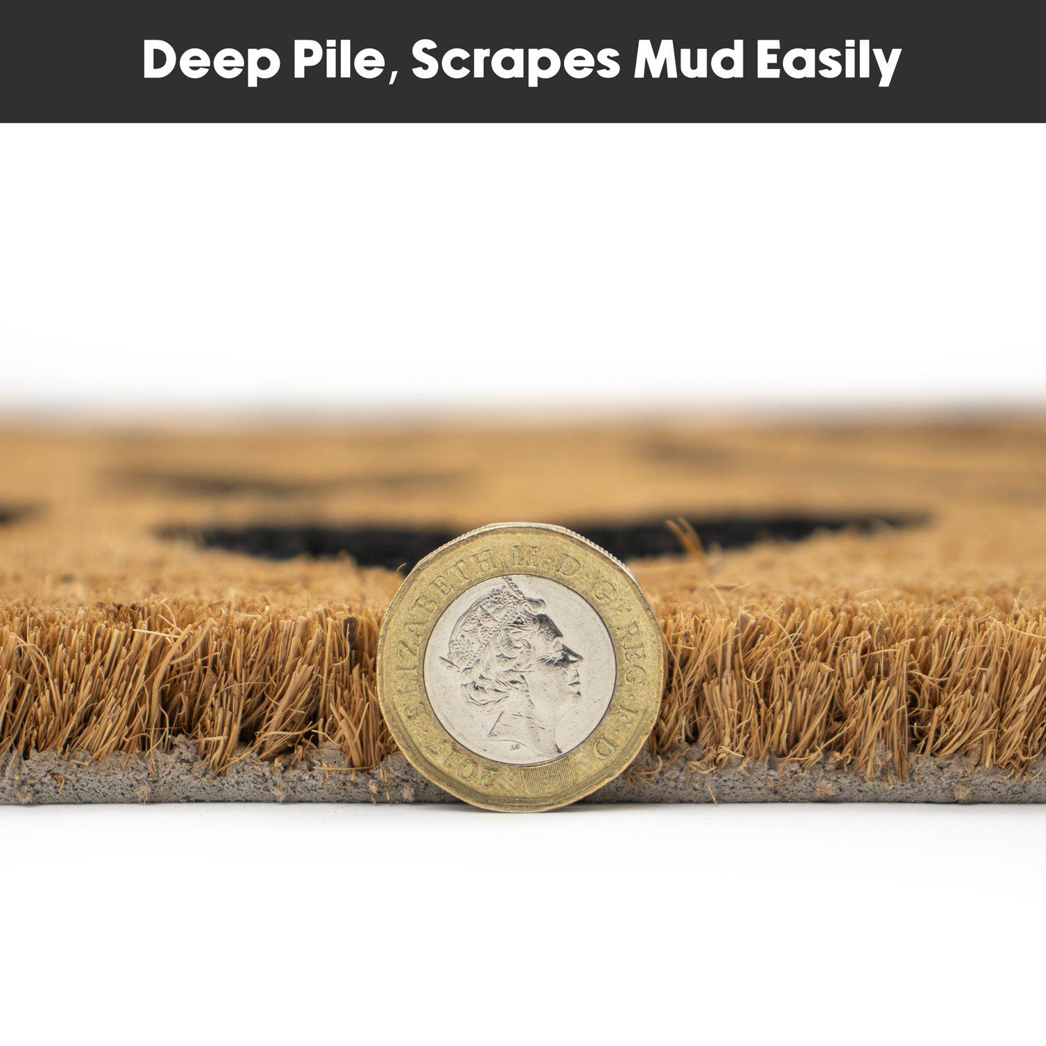 Multi - JVL - JVL Latex Coir - Hearts 40x70cm - 7