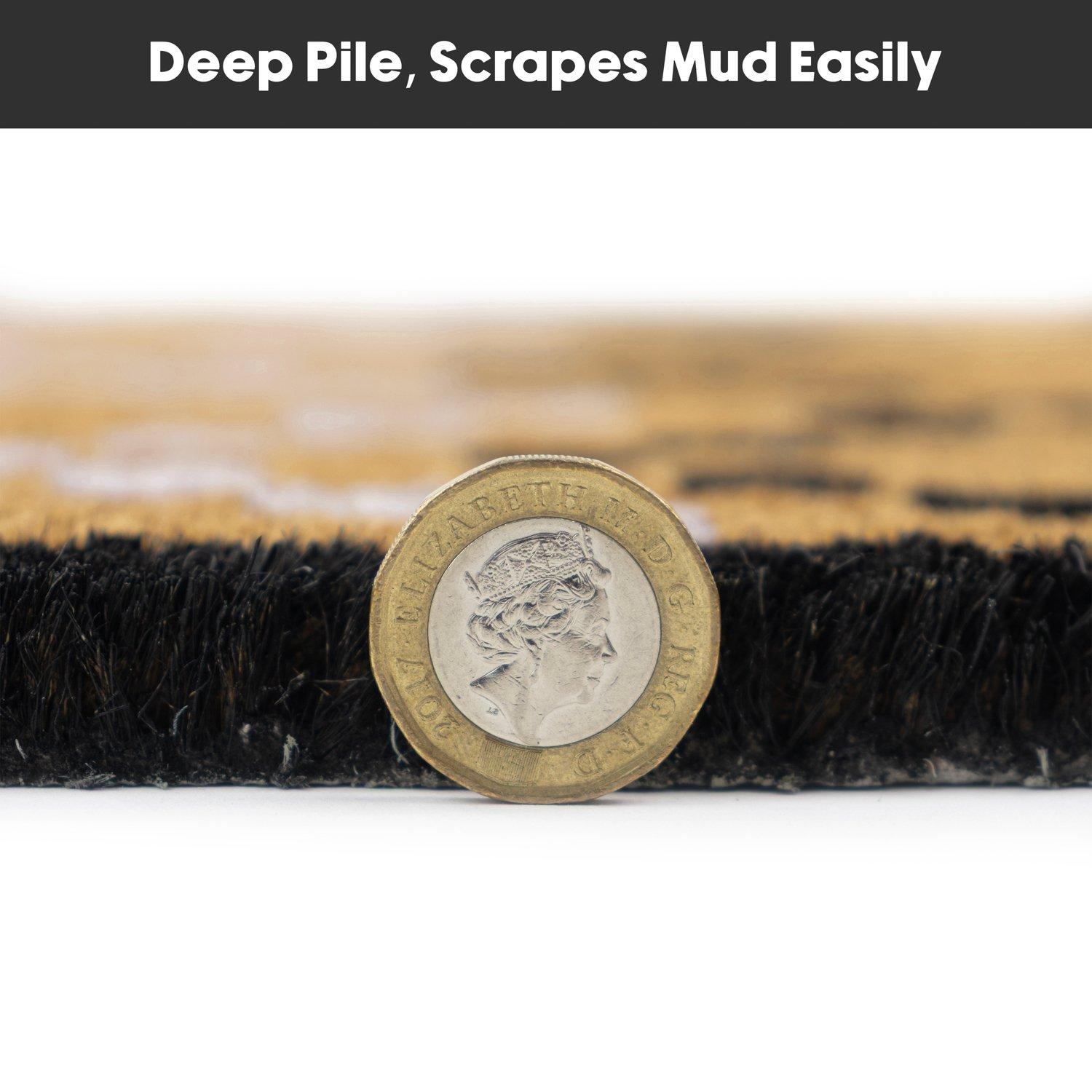 Multi - JVL - JVL Latex Coir - Diamond Pixel 45x75cm - 7