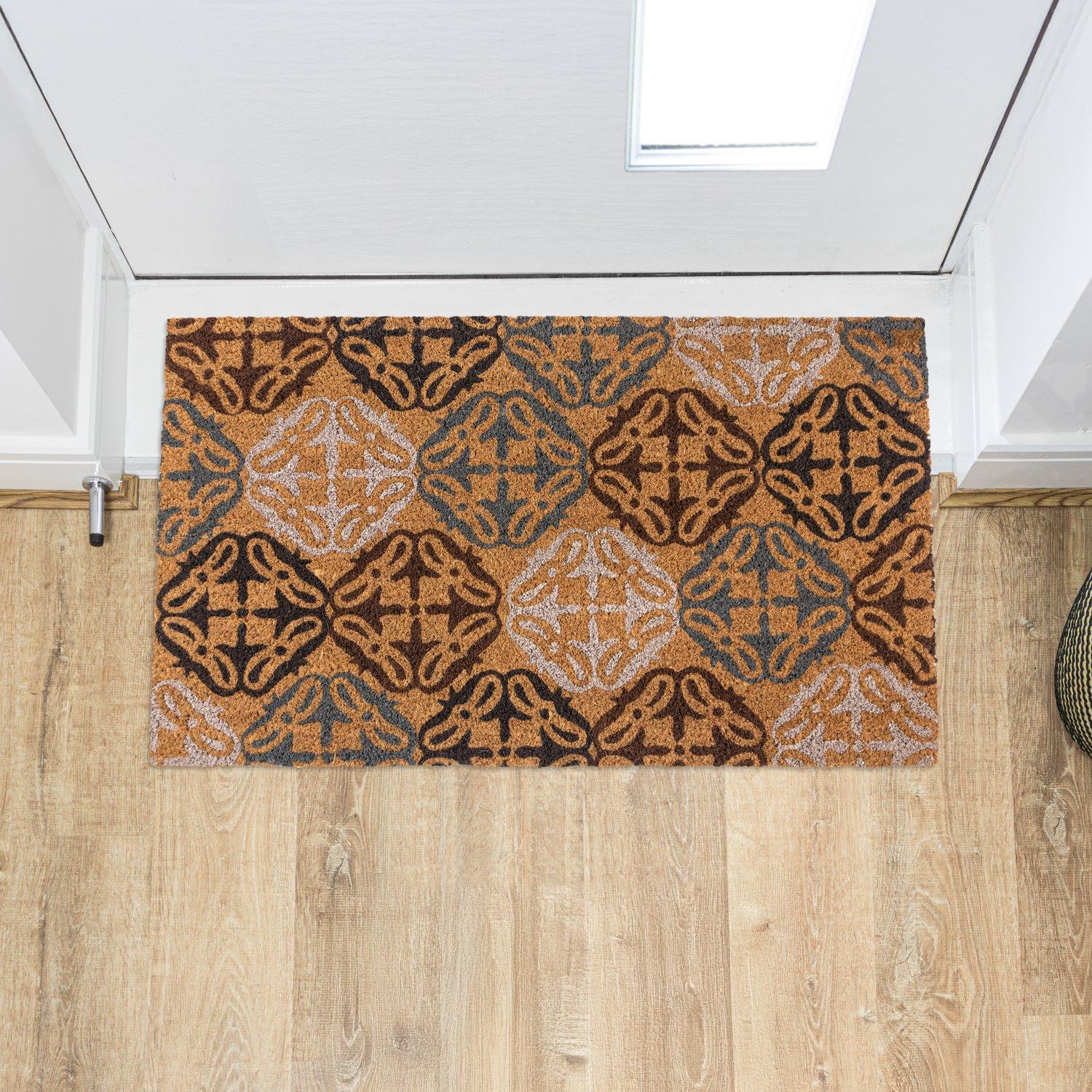 Multi - JVL - JVL Latex Coir - Tiles 45x75cm - 11