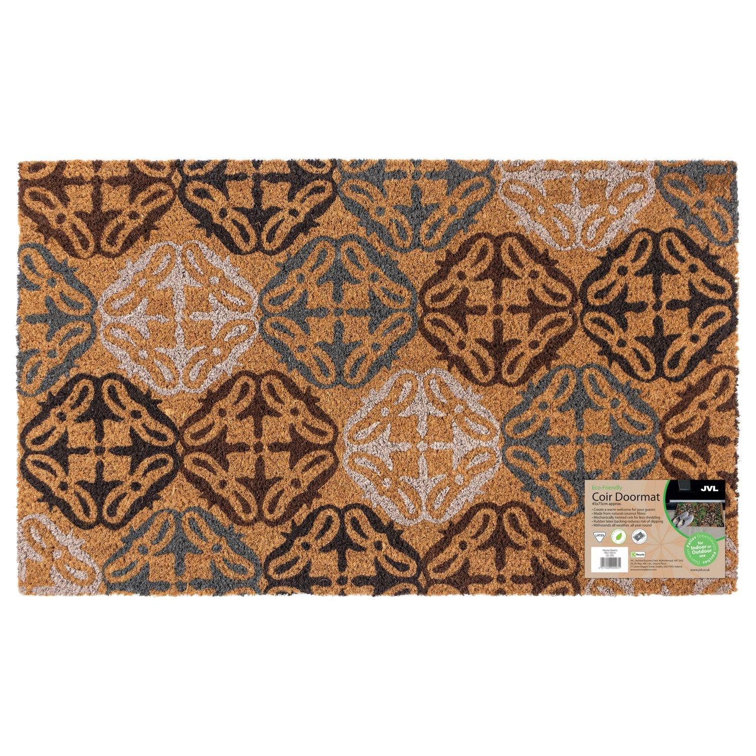 Multi - JVL - JVL Latex Coir - Tiles 45x75cm - 13