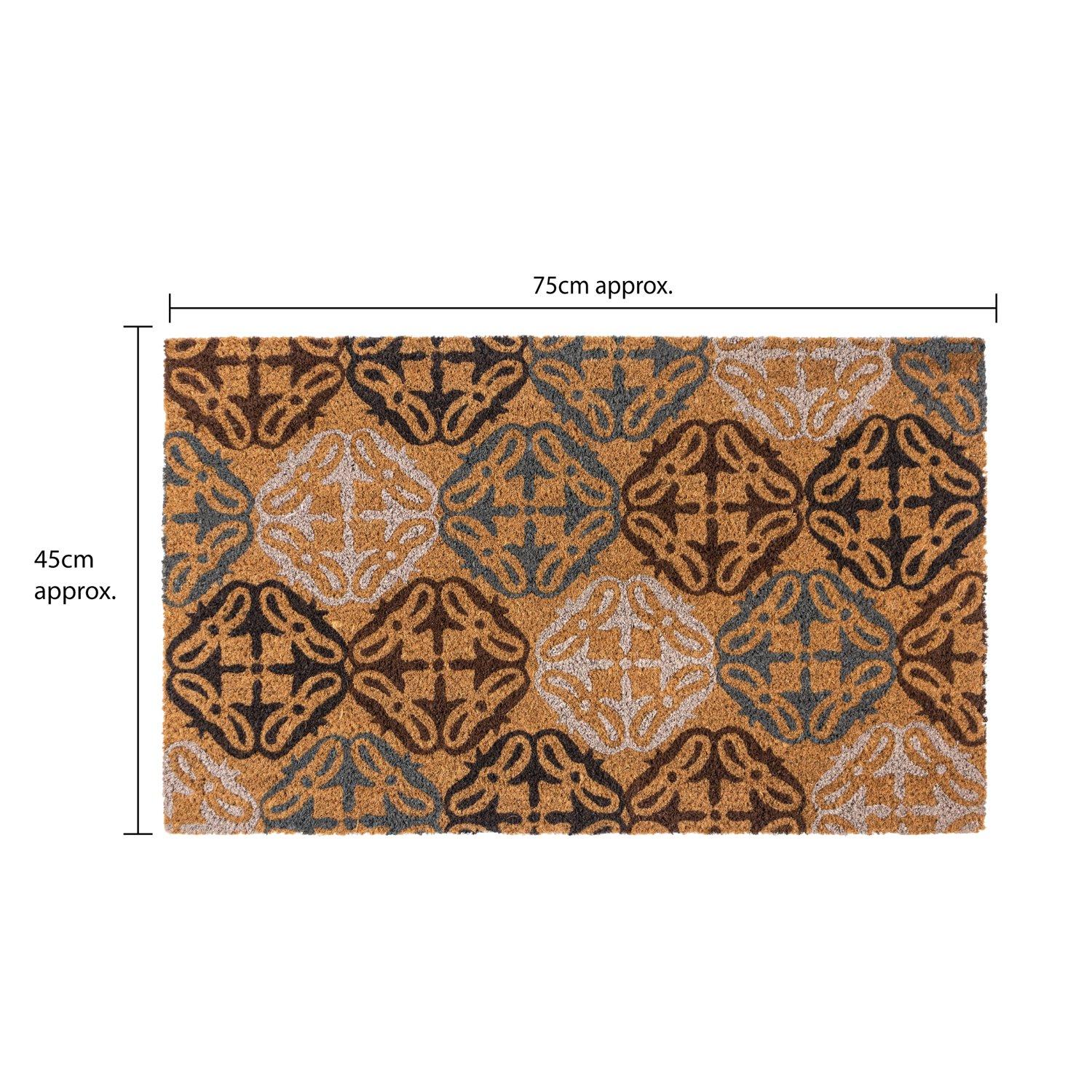 Multi - JVL - JVL Latex Coir - Tiles 45x75cm - 14