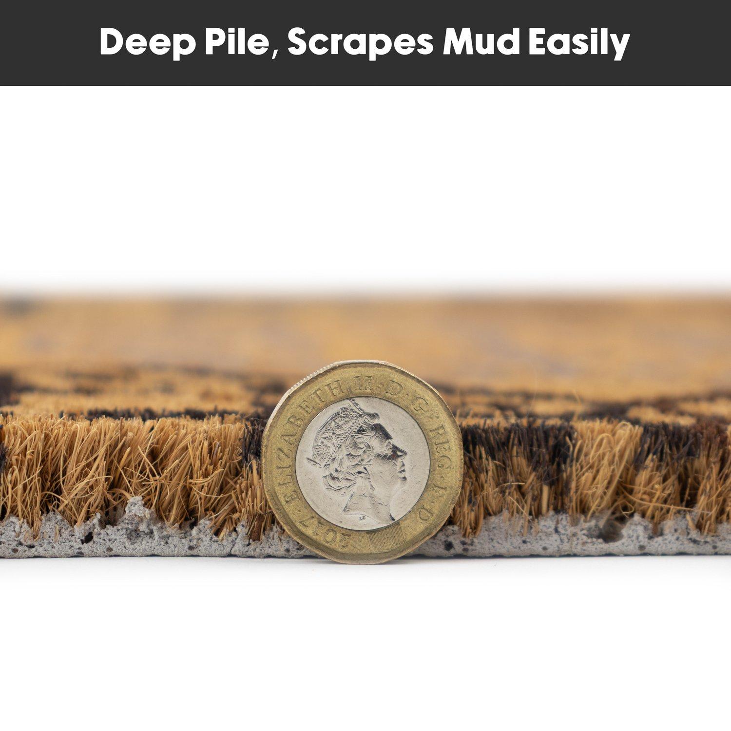 Multi - JVL - JVL Latex Coir - Tiles 45x75cm - 7