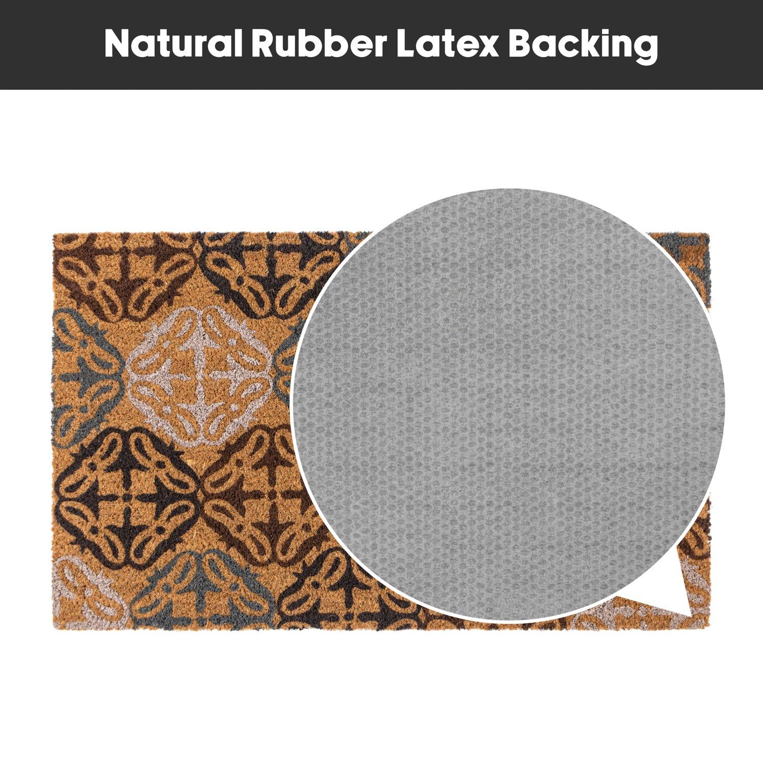 Multi - JVL - JVL Latex Coir - Tiles 45x75cm - 8