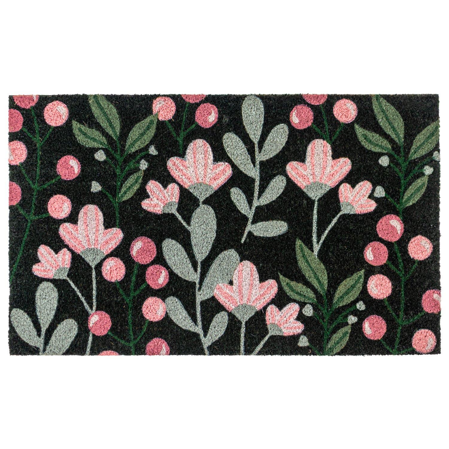 Multi - JVL - JVL Latex Coir - Floral 45x75cm - 1