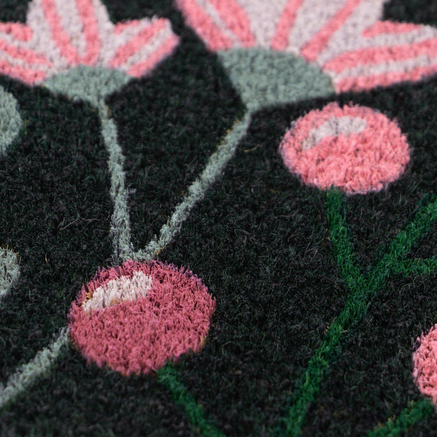 Multi - JVL - JVL Latex Coir - Floral 45x75cm - 3