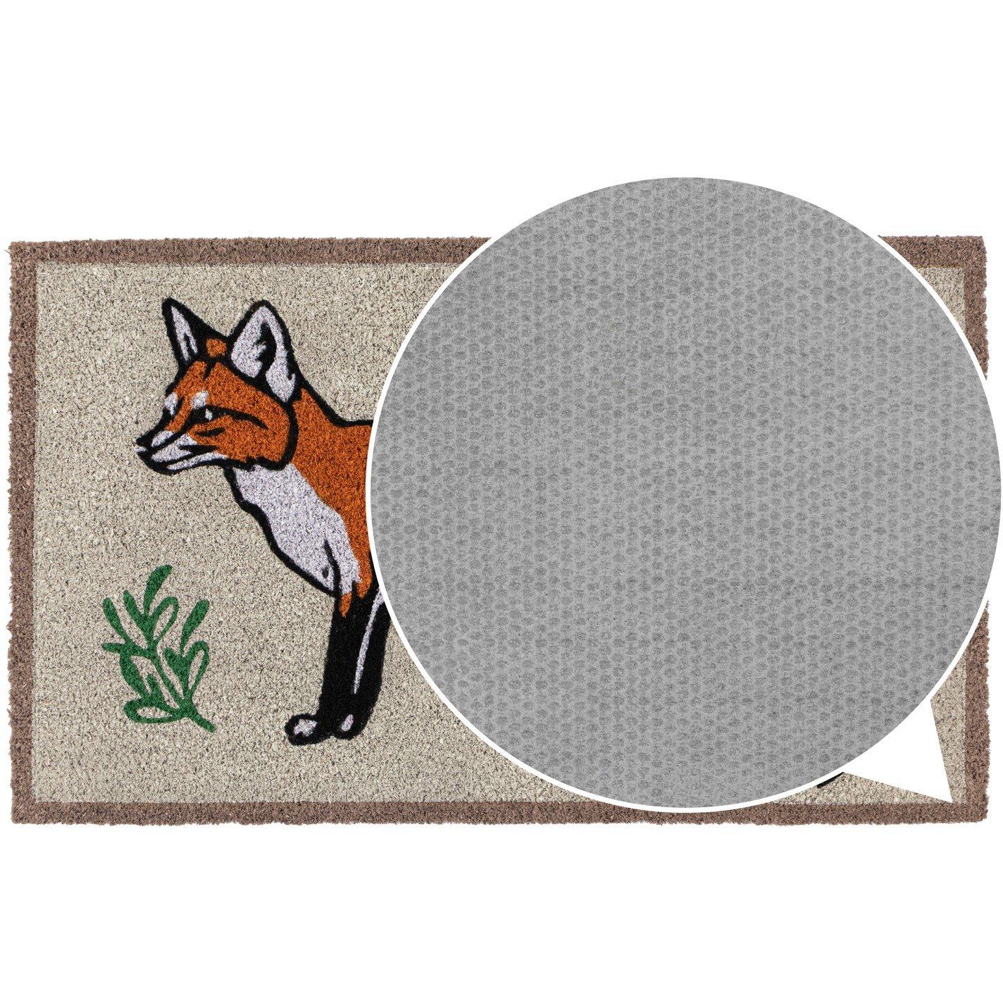 Multi - JVL - JVL Latex Coir - Fox 45x75cm - 5