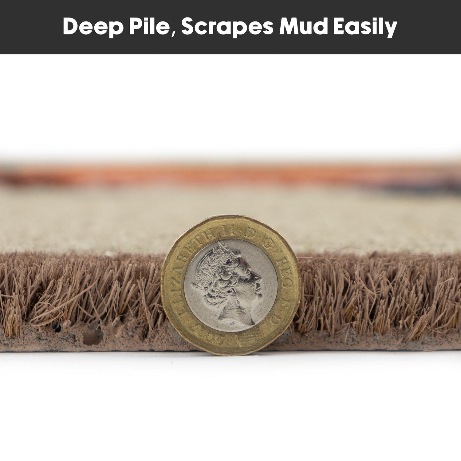 Multi - JVL - JVL Latex Coir - Fox 45x75cm - 7