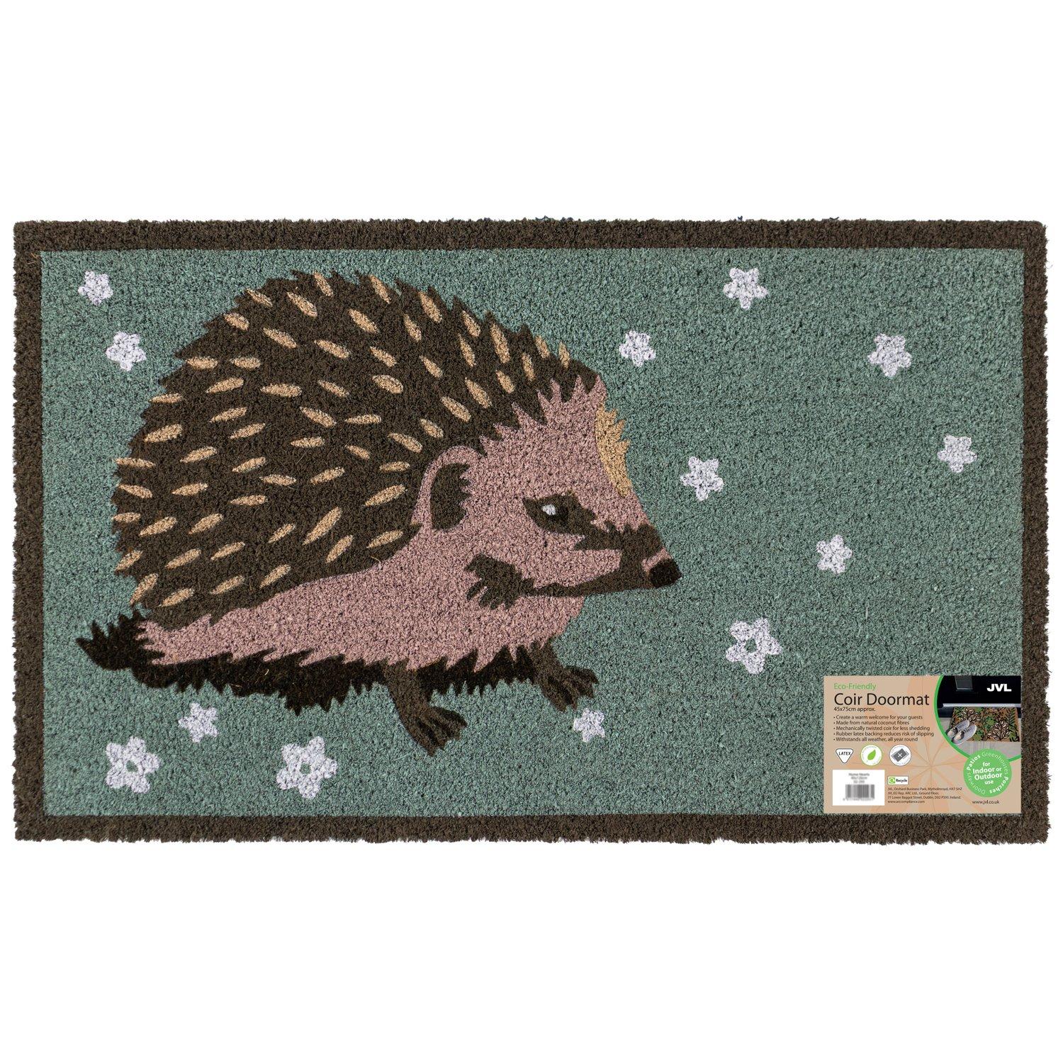 Multi - JVL - JVL Latex Coir - Hedgehog 45x75cm - 13
