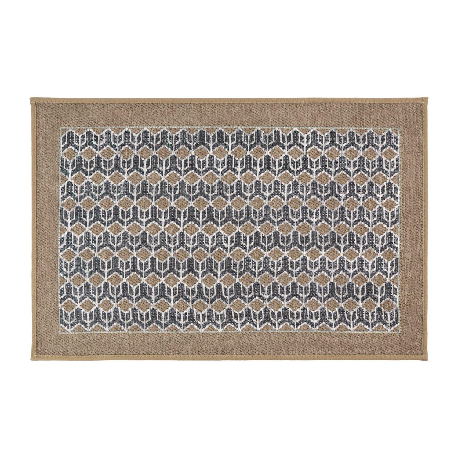 Beige - JVL - JVL Allure Machine Washable Entrance Doormat and R - 2