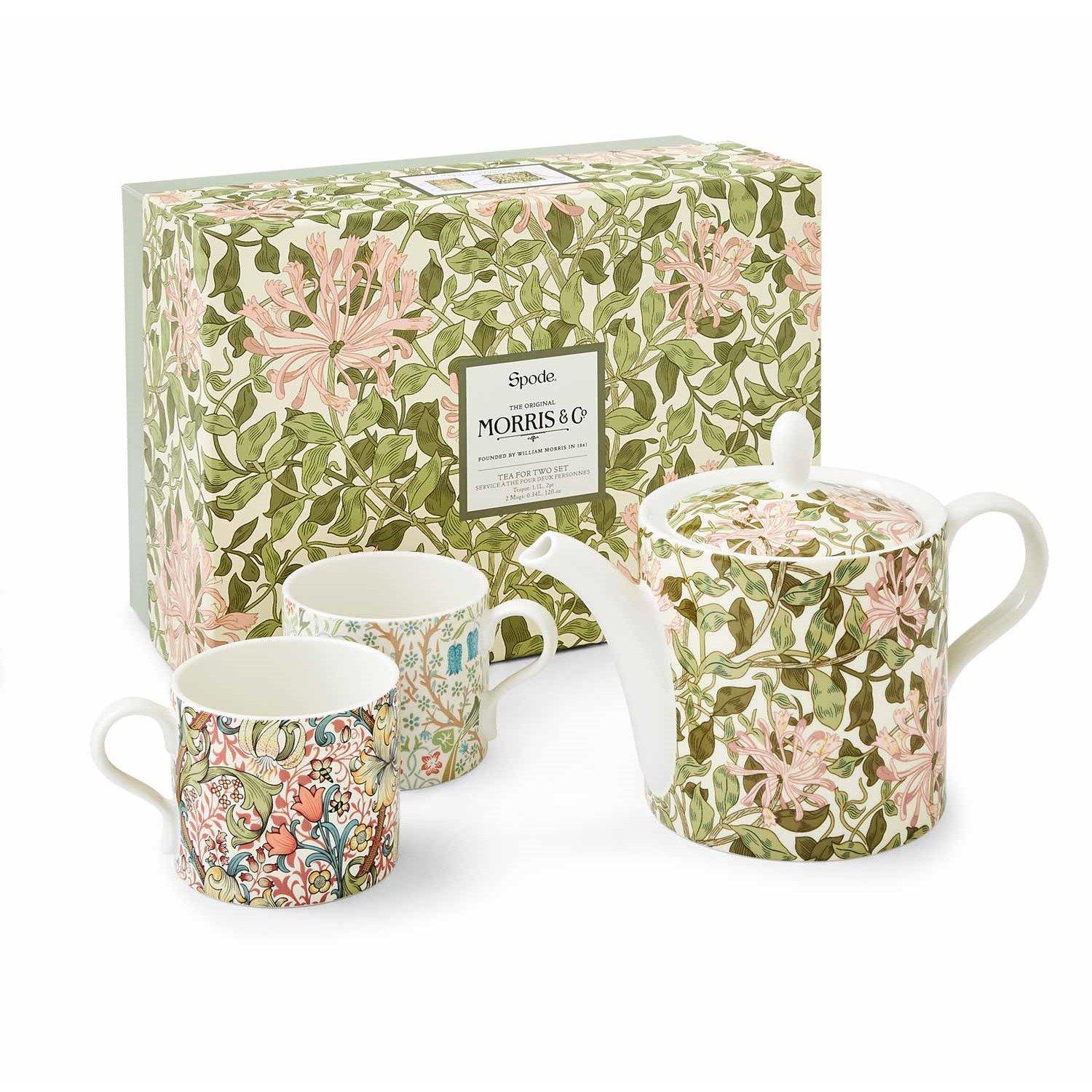 Spode  Morris & Co. Teapot & Mug Se - 
