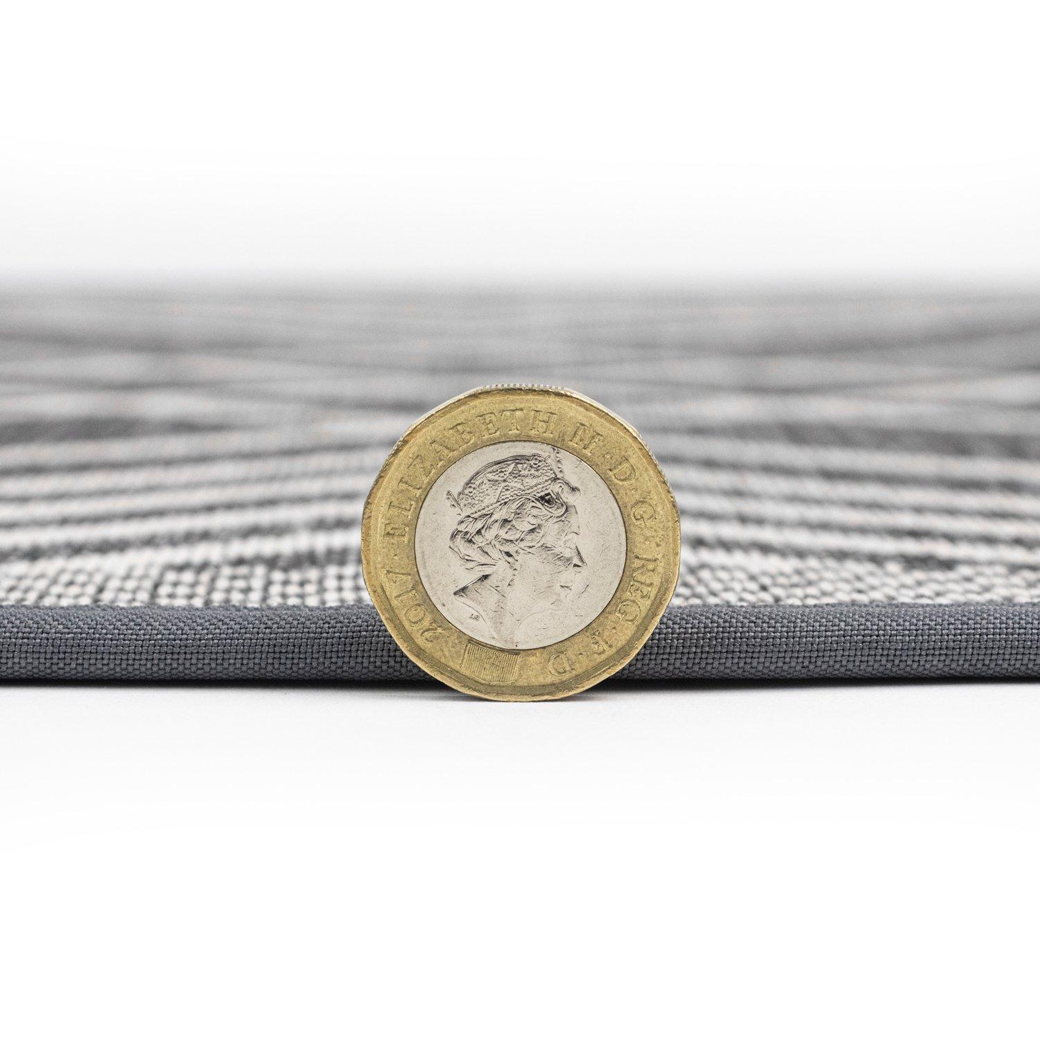 Grey - JVL - JVL Expression Machine Washable Entrance Doormat a - 7